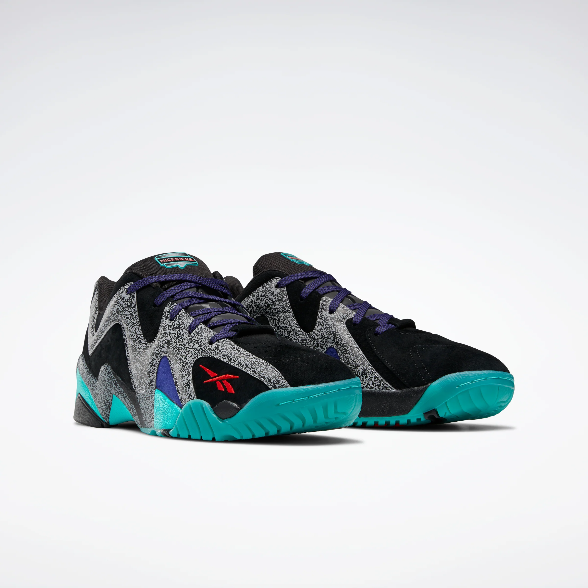 Reebok Footwear Men Nice Kicks Kamikaze Ii Low Shoes Black/Vecred/Pugry3 - Image 3