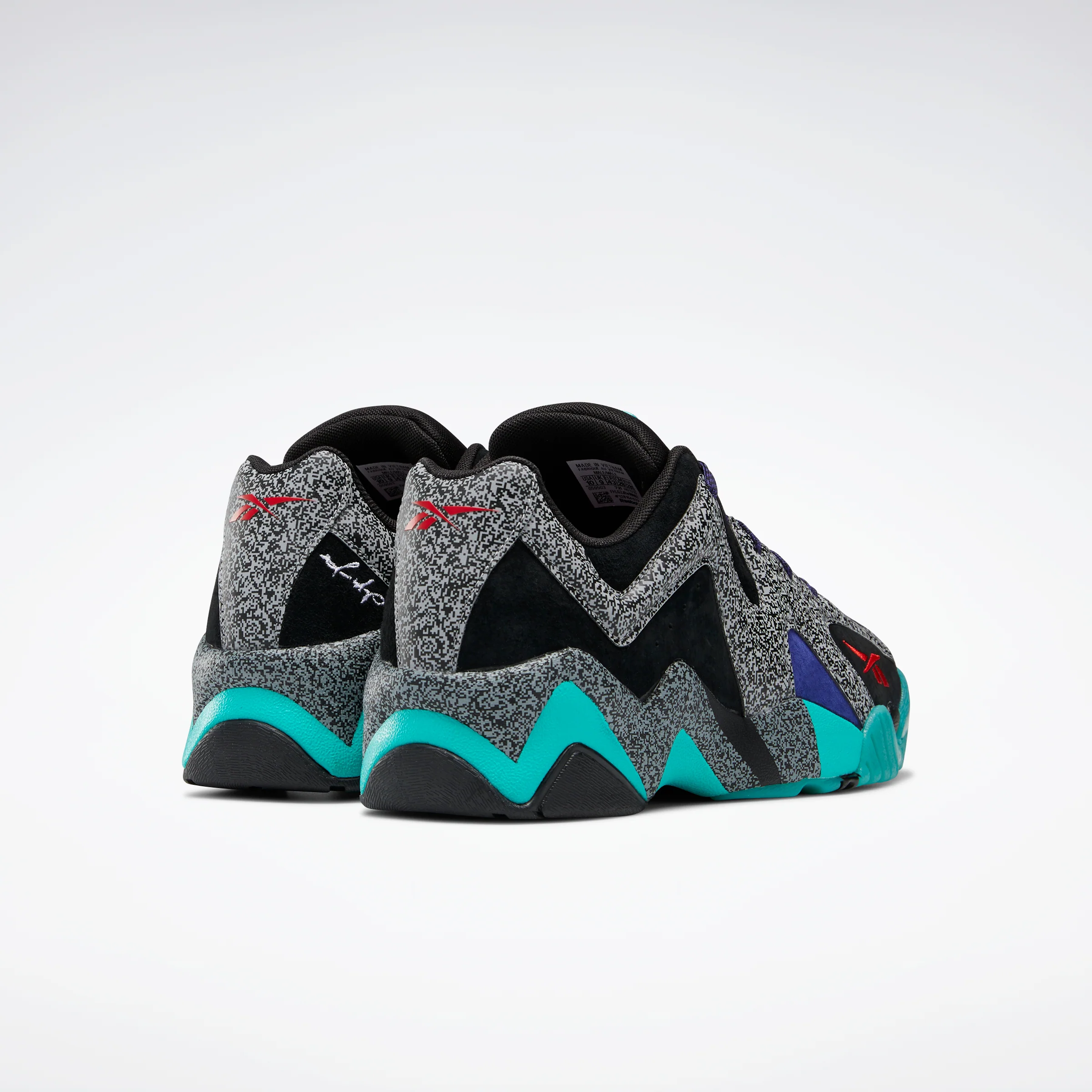 Reebok Footwear Men Nice Kicks Kamikaze Ii Low Shoes Black/Vecred/Pugry3 - Image 4