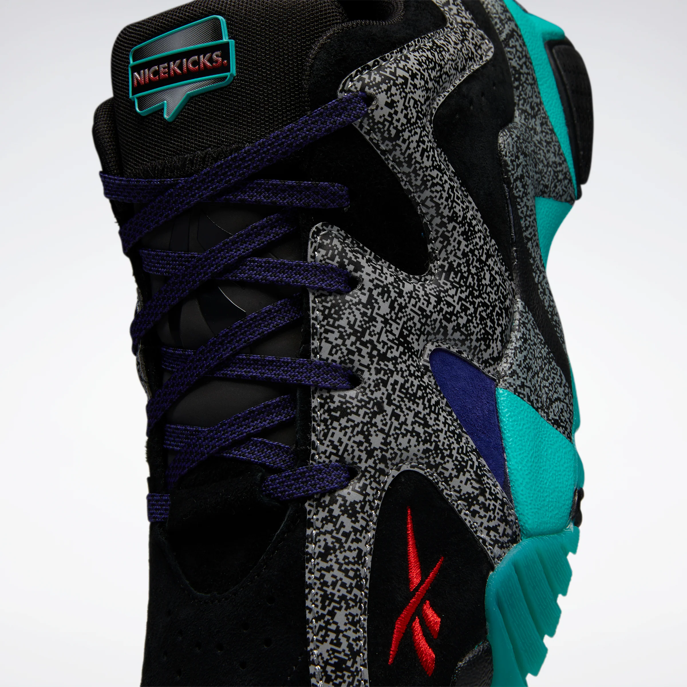 Reebok Footwear Men Nice Kicks Kamikaze Ii Low Shoes Black/Vecred/Pugry3 - Image 7