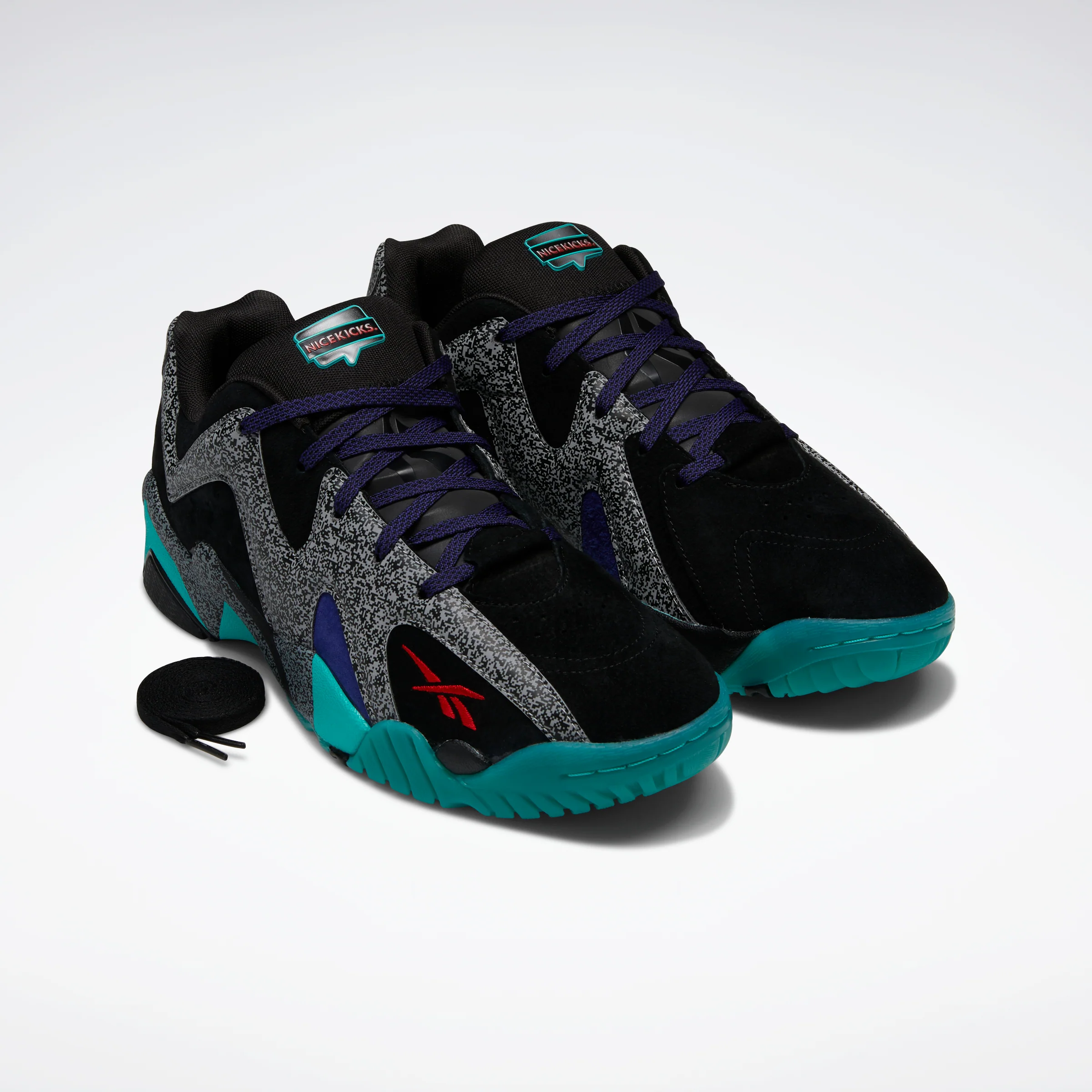 Reebok Footwear Men Nice Kicks Kamikaze Ii Low Shoes Black/Vecred/Pugry3 - Image 9