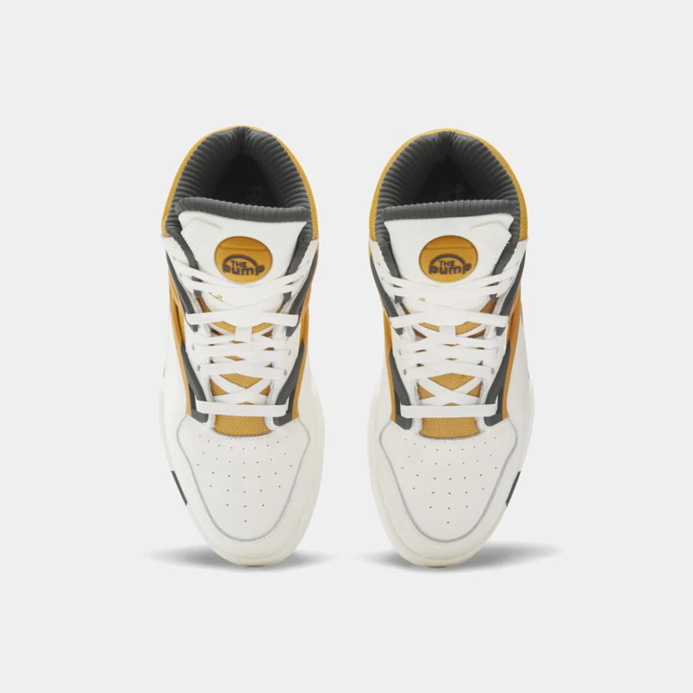 Reebok Footwear Men Pump Omni Zone II Men's Shoes CHALK/RADIANT OCHRE/PURE GRY 8 - Image 5
