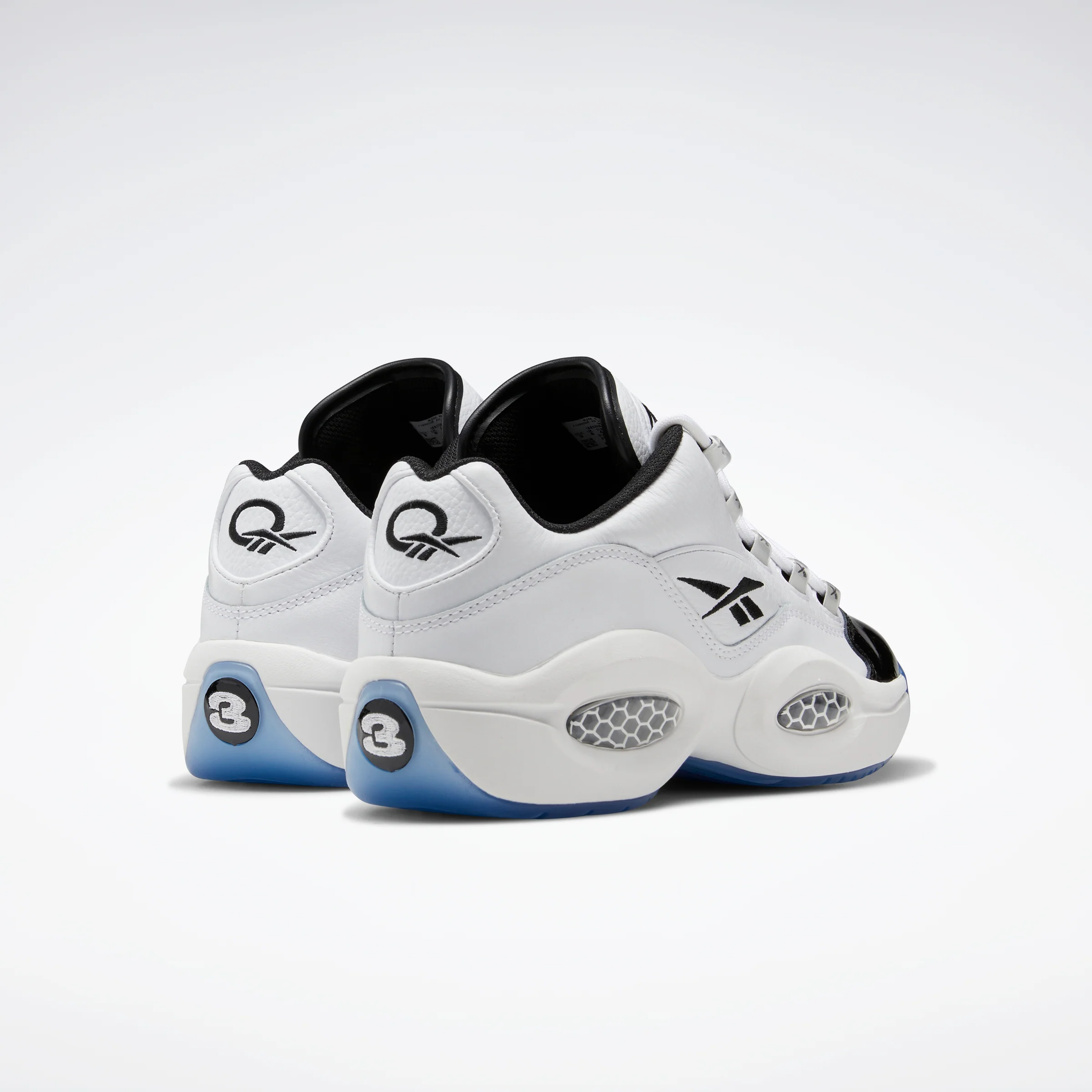 Reebok Footwear Men Question Low Shoes Ftwwht/Cblack/Ftwwht - Image 4