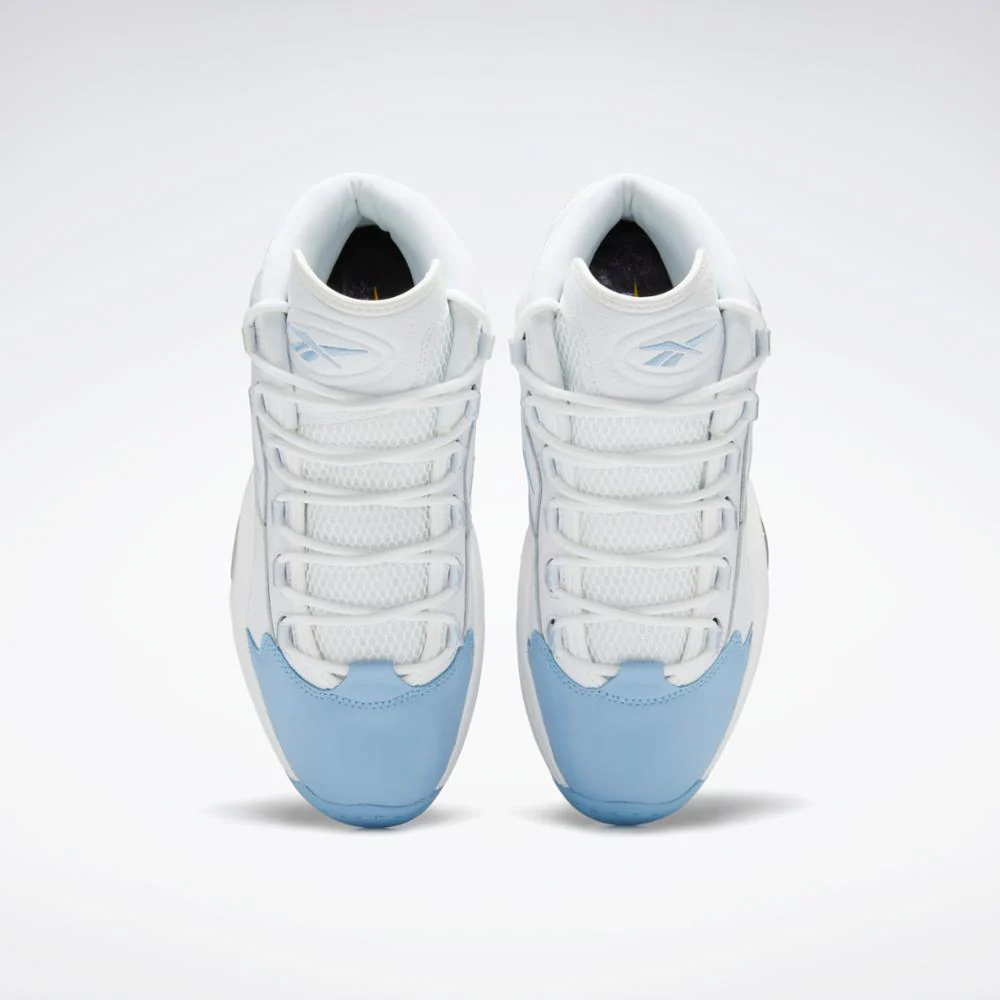 Reebok Footwear Men QUESTION MID FTWWHT/FLUBLU/TOXYEL - Image 6