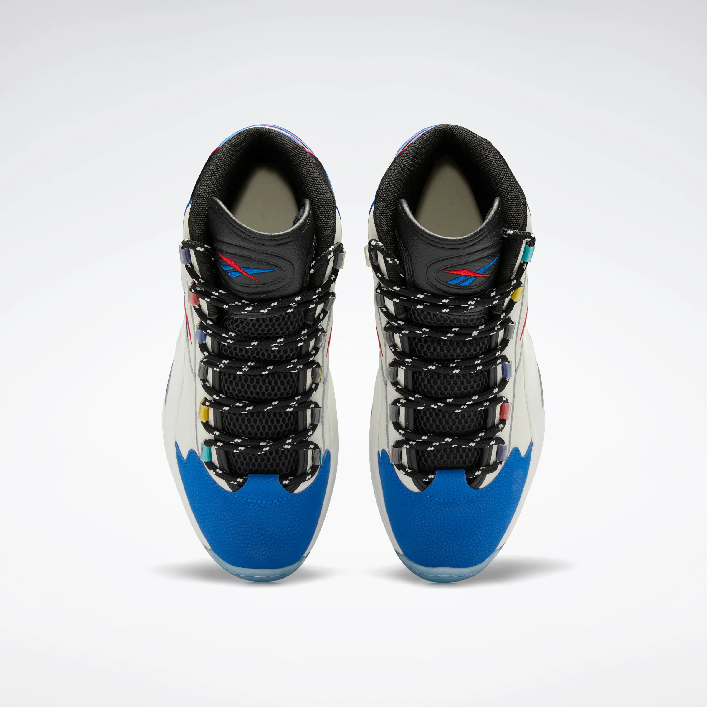 Reebok Footwear Men Question Mid Shoes Chalk/Cblack/Vecblu - Image 6