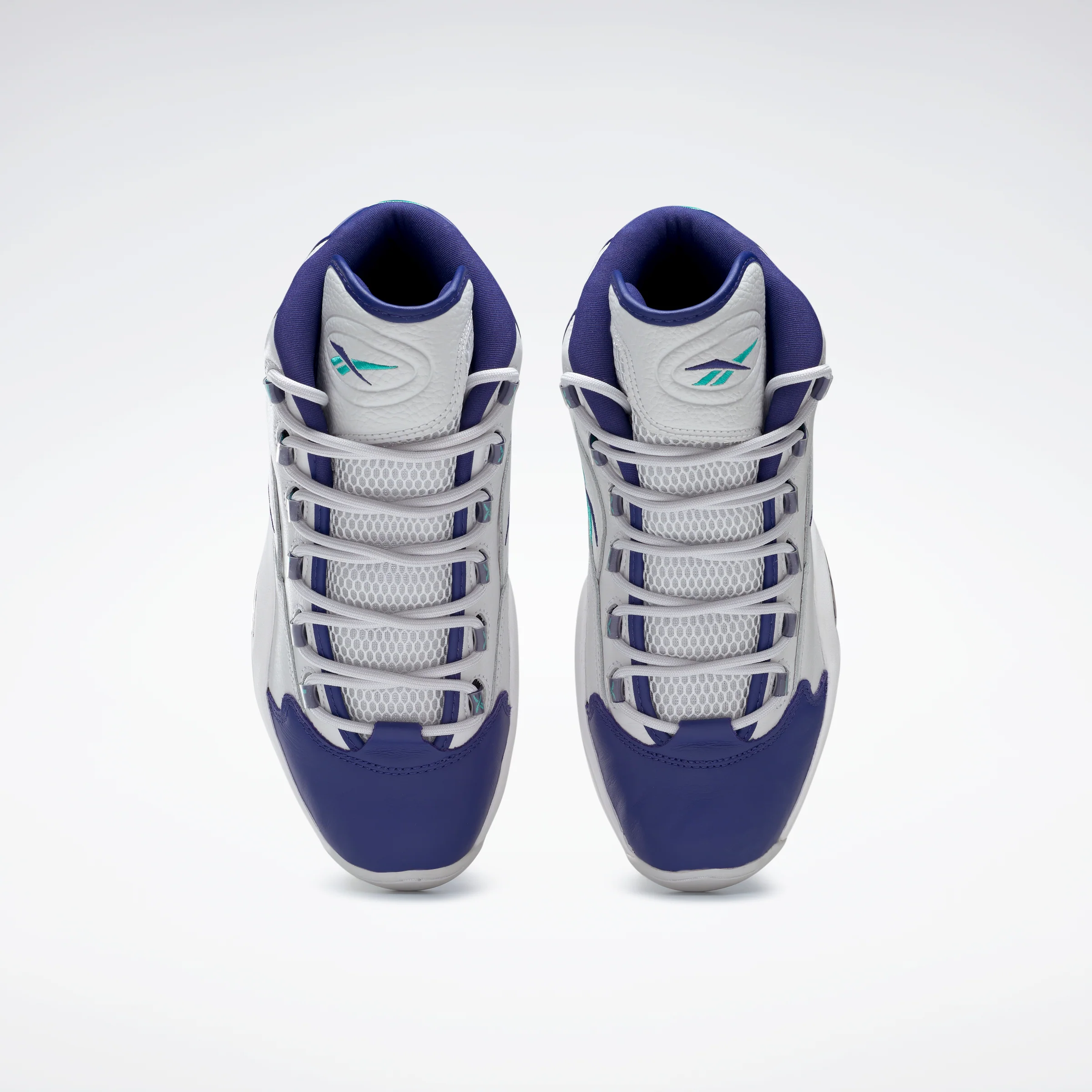 Reebok Footwear Men Question Mid Shoes Cold Grey 1/Bold Purple/Classi - Image 6