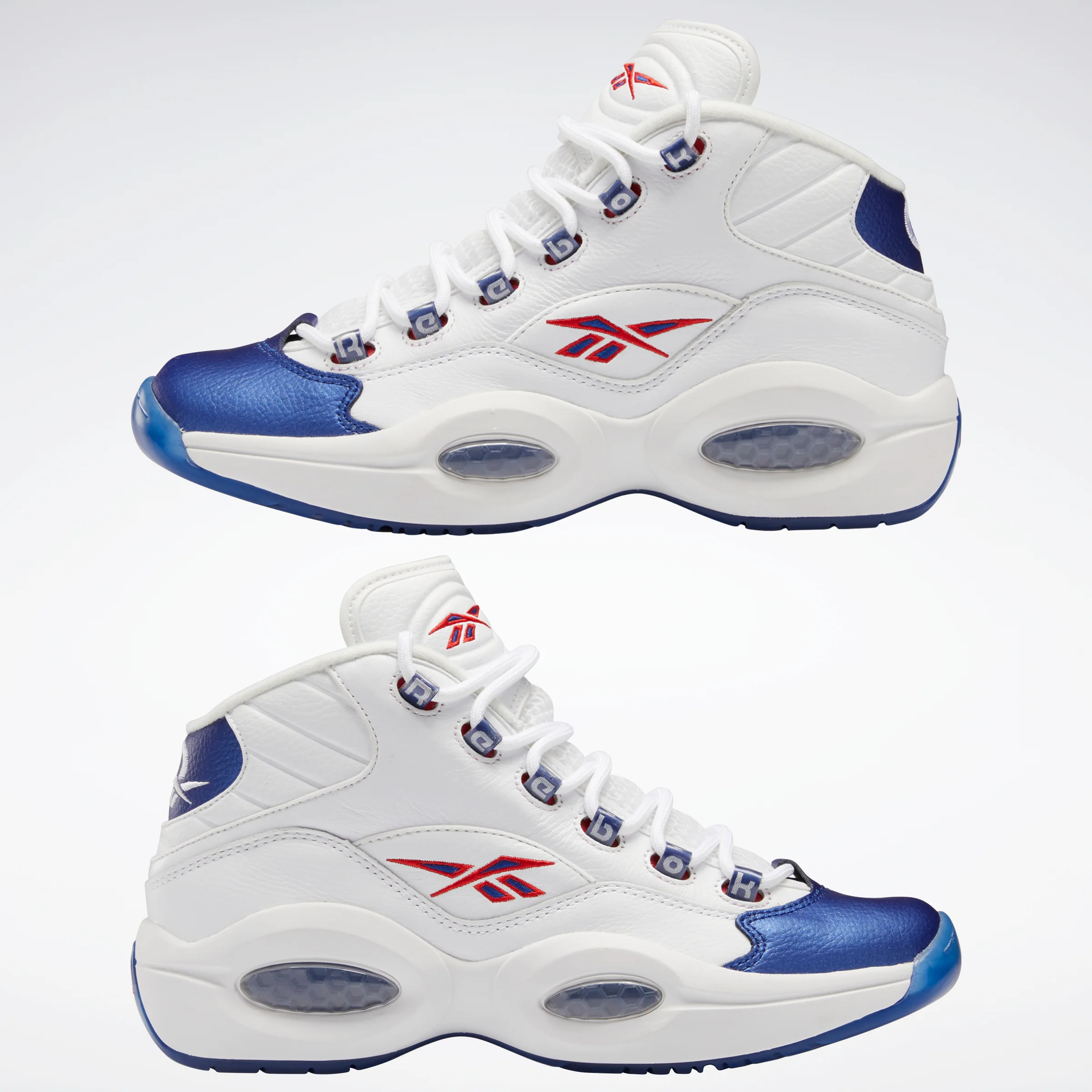 Reebok Footwear Men Question Mid Shoes Ftwwht/Clacob/Clear - Image 10