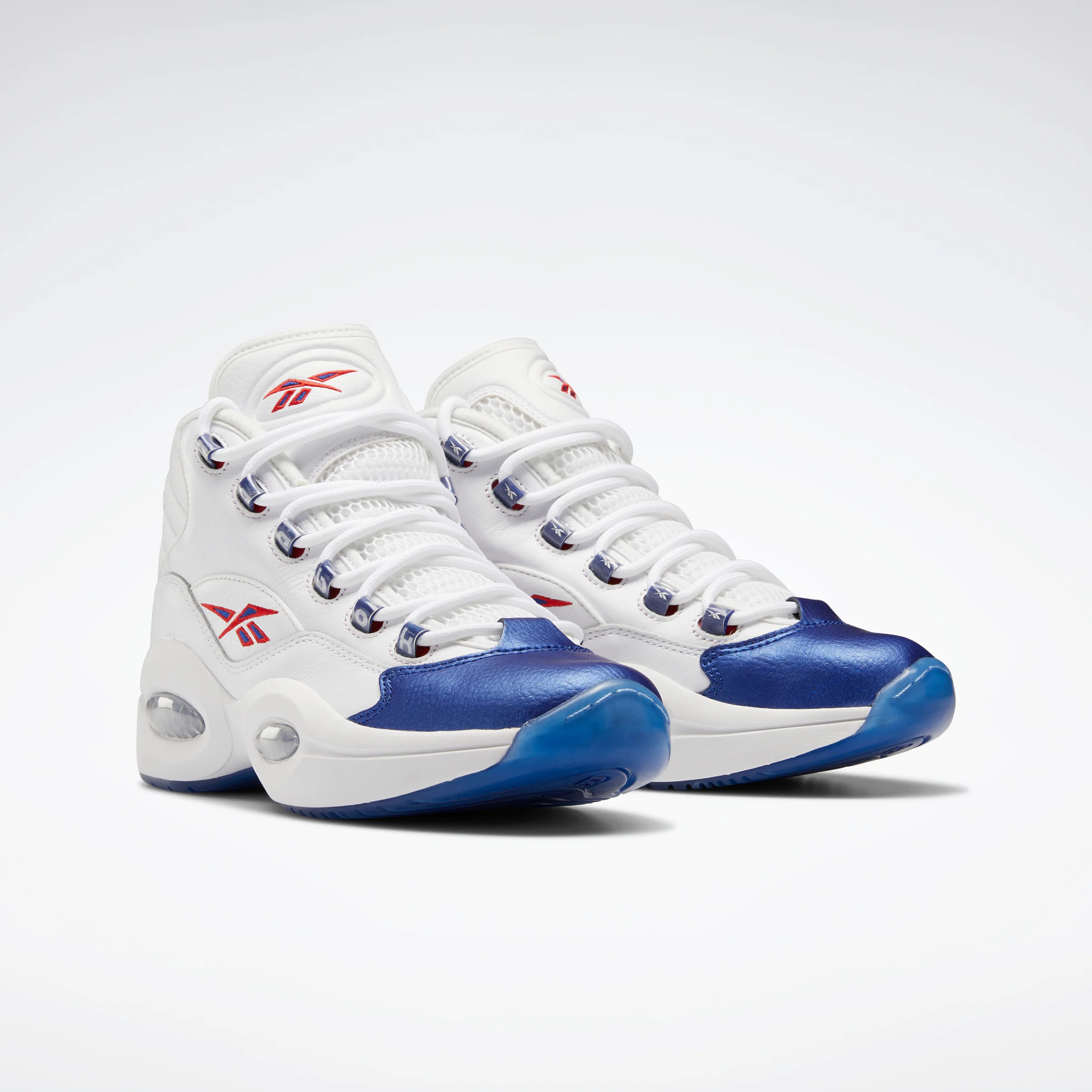 Reebok Footwear Men Question Mid Shoes Ftwwht/Clacob/Clear - Image 3