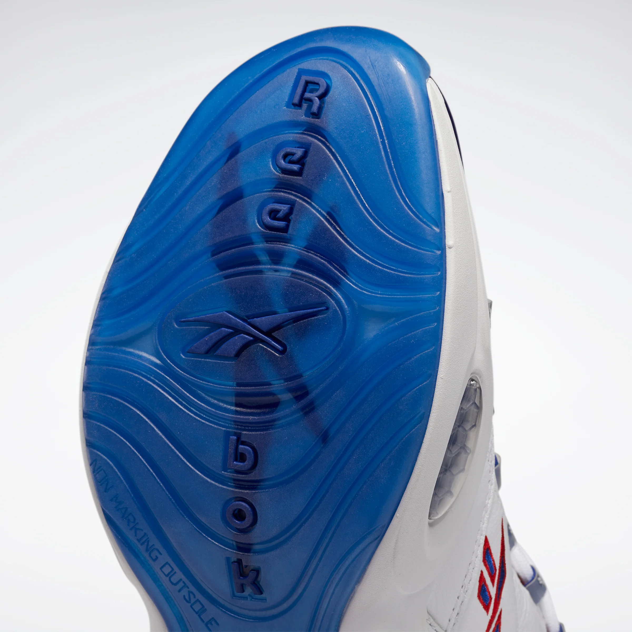Reebok Footwear Men Question Mid Shoes Ftwwht/Clacob/Clear - Image 8