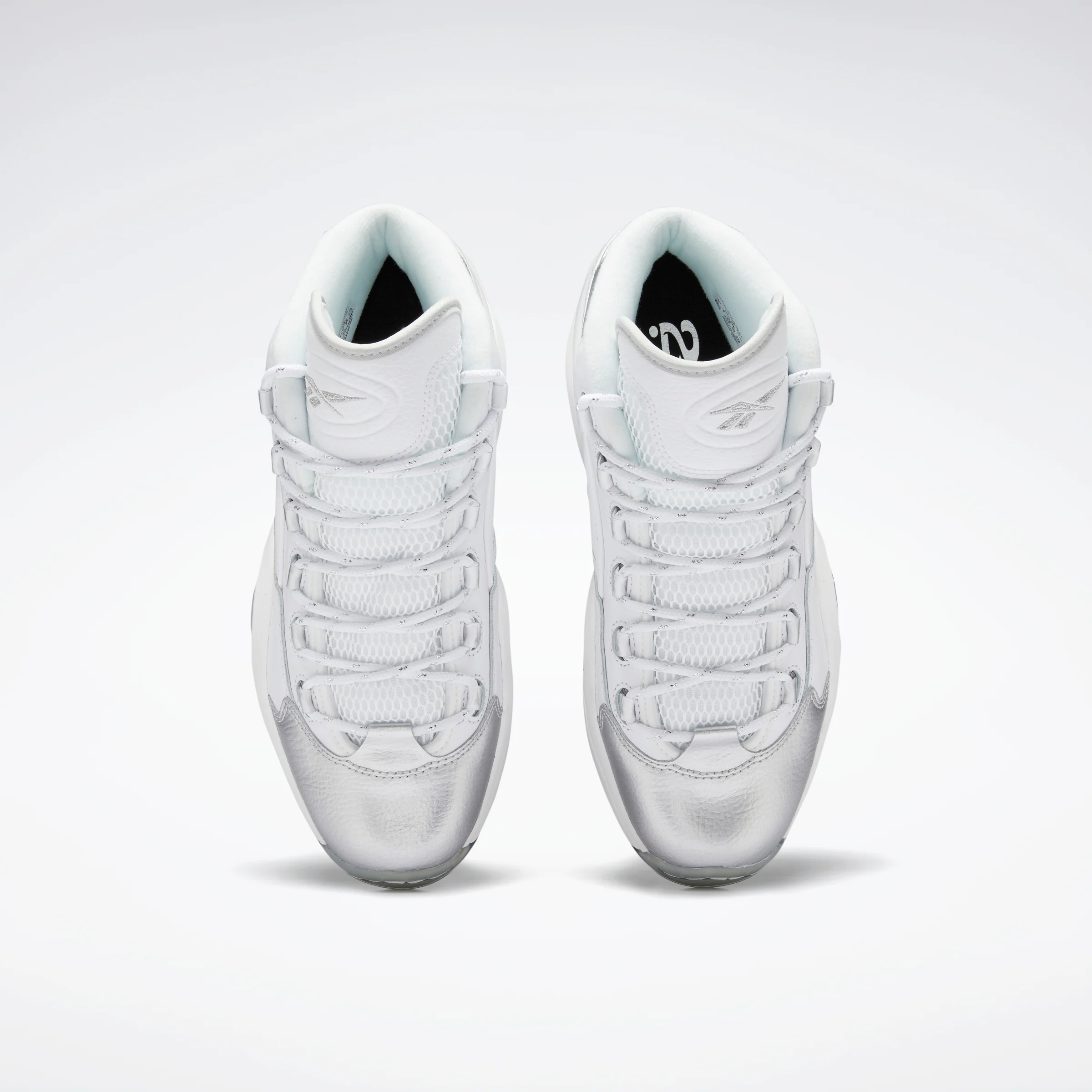 Reebok Footwear Men Question Mid Shoes Ftwwht/Ftwwht/Silvmt - Image 6
