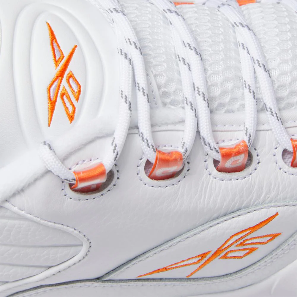 Reebok Footwear Men Question Mid Shoes FTWWHT/SMAORA/CHALK - Image 7