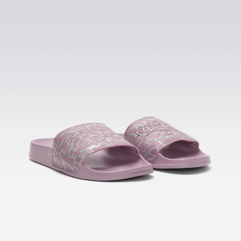 Reebok Footwear Men REEBOK CLASSIC SLIDE INFUSED LILAC/INFUSED LILAC/PU - Image 3