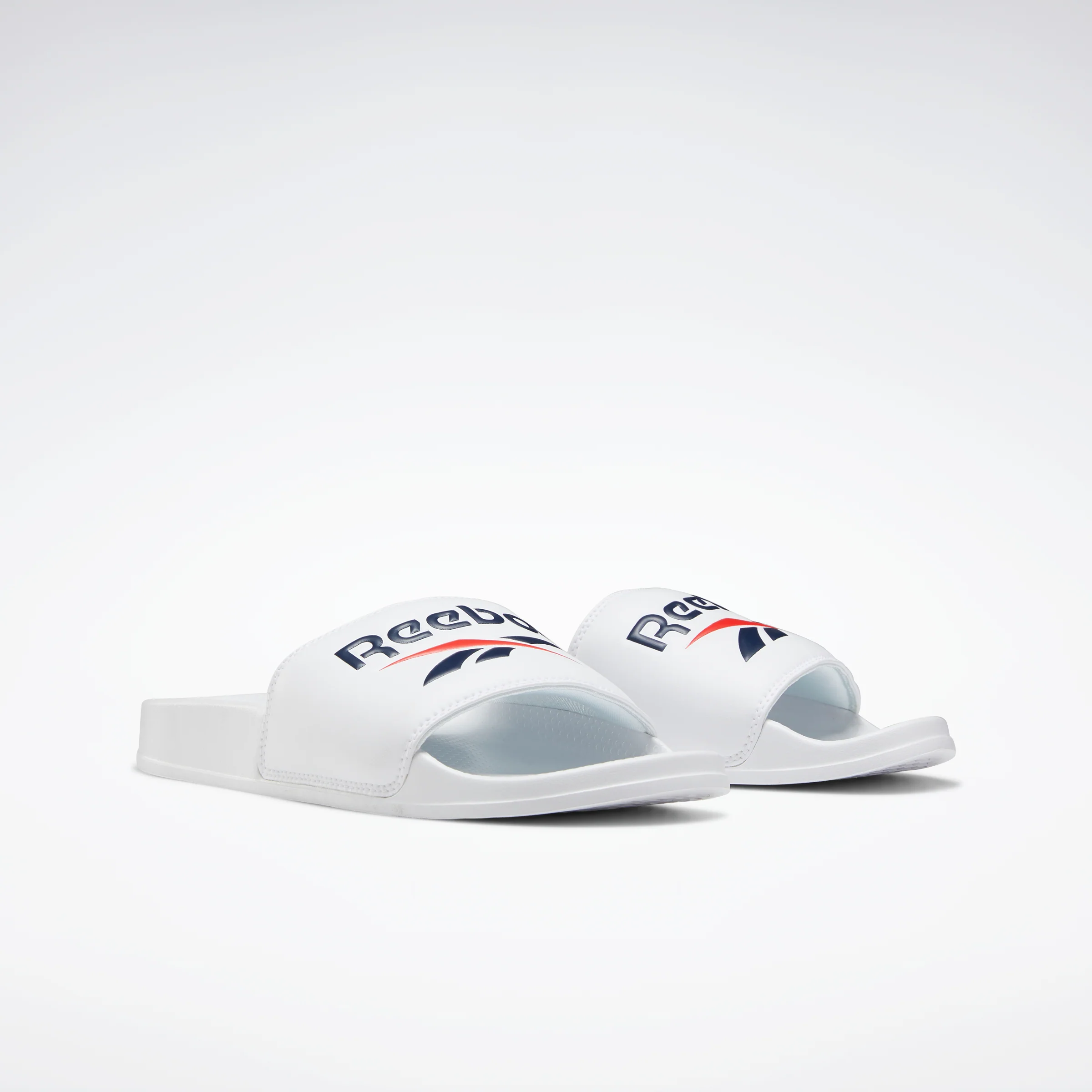 Reebok Footwear Men Reebok Classic Slides White/Conavy/Radred - Image 3