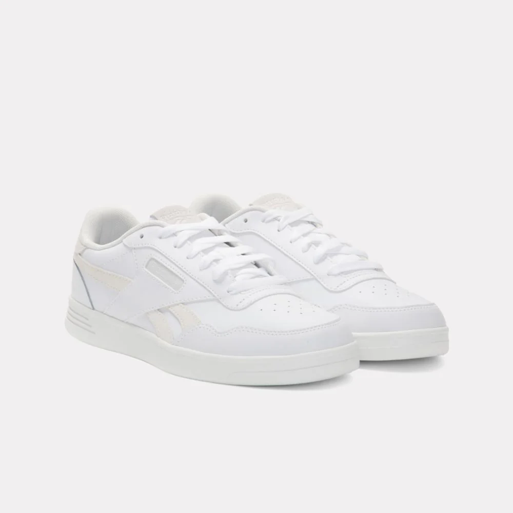 Reebok Footwear Men Reebok Court Advance Shoes FTWRWHITE/BARELYGREY/MOON - Image 3