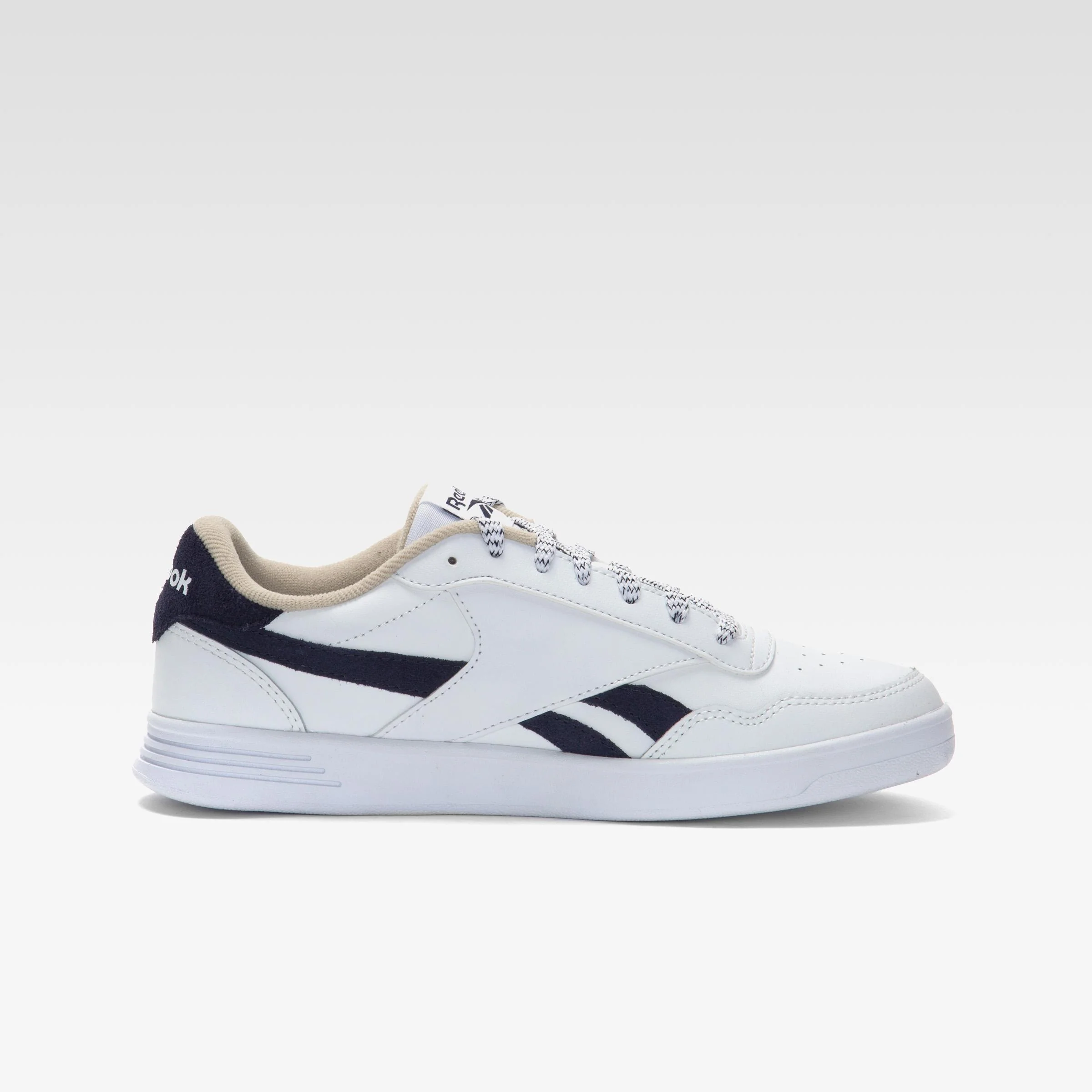 Reebok Footwear Men Court Advance Shoes WHITE/WHITE/VECTORNAVY - Image 2