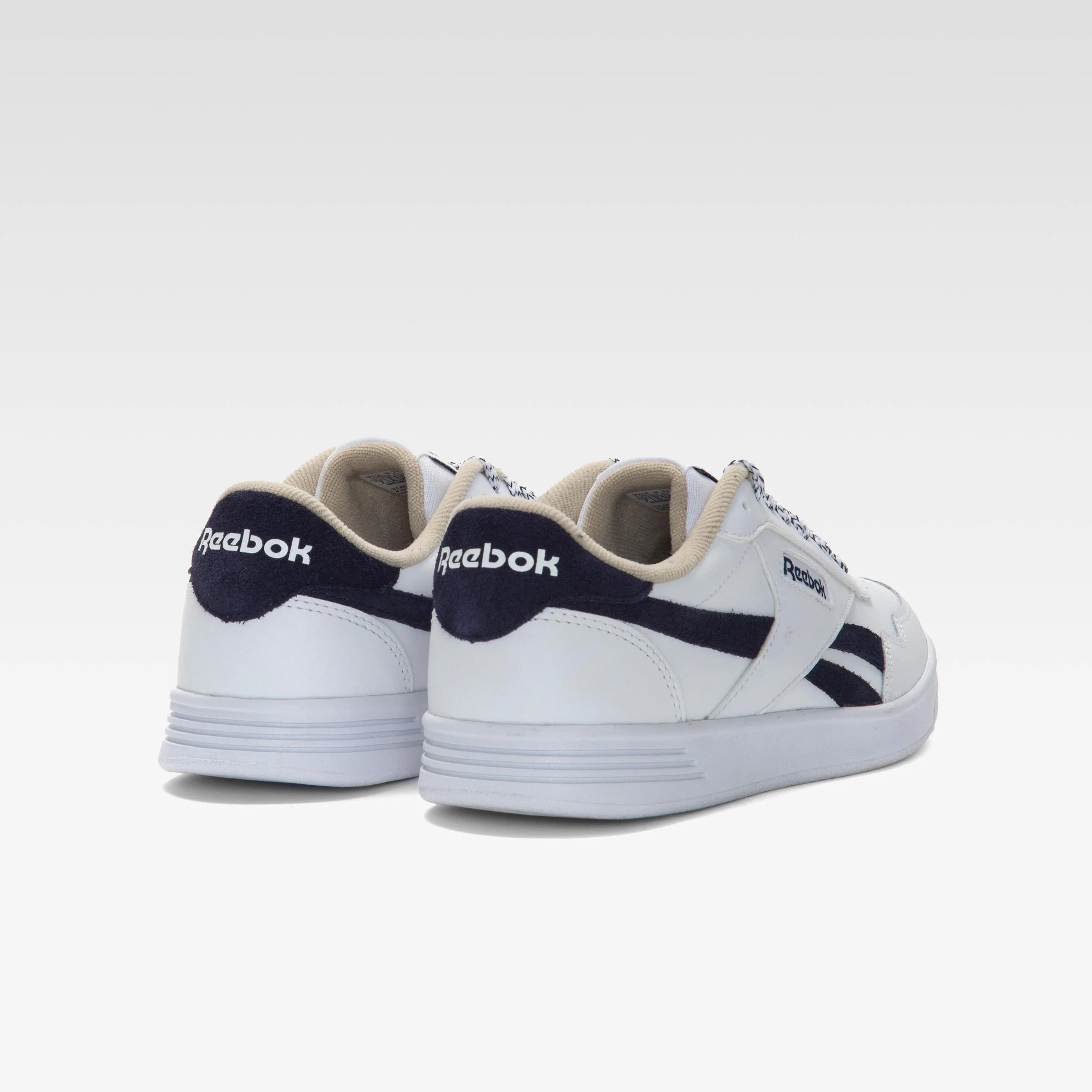 Reebok Footwear Men Court Advance Shoes WHITE/WHITE/VECTORNAVY - Image 4