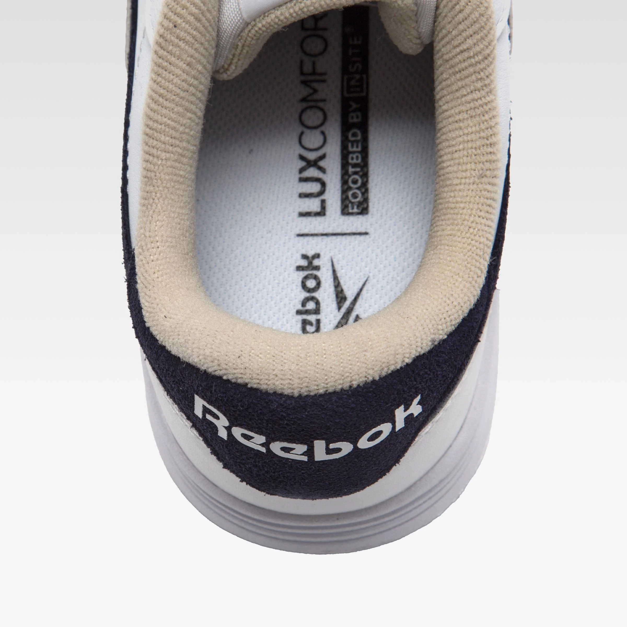 Reebok Footwear Men Court Advance Shoes WHITE/WHITE/VECTORNAVY - Image 8