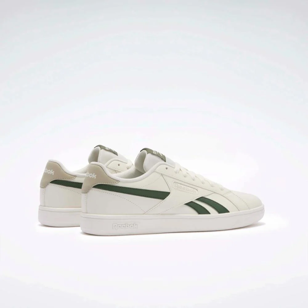 Reebok Footwear Men Reebok Court Retro Shoes CHALK/CHALK/BREAKAWAYGREEN - Image 3