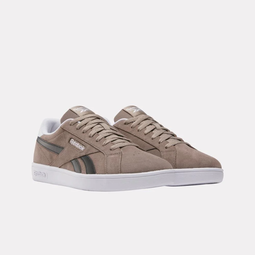 Reebok Footwear Men Reebok Court Retro Shoes GRITTYGREY/BLACK/FTWRWHITE - Image 2