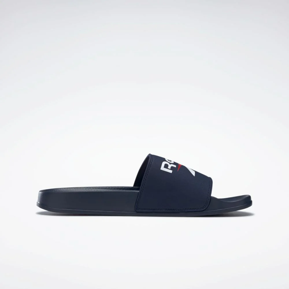 Reebok Footwear Men Reebok Fulgere Slides VECNAV/WHITE/VECRED - Image 2