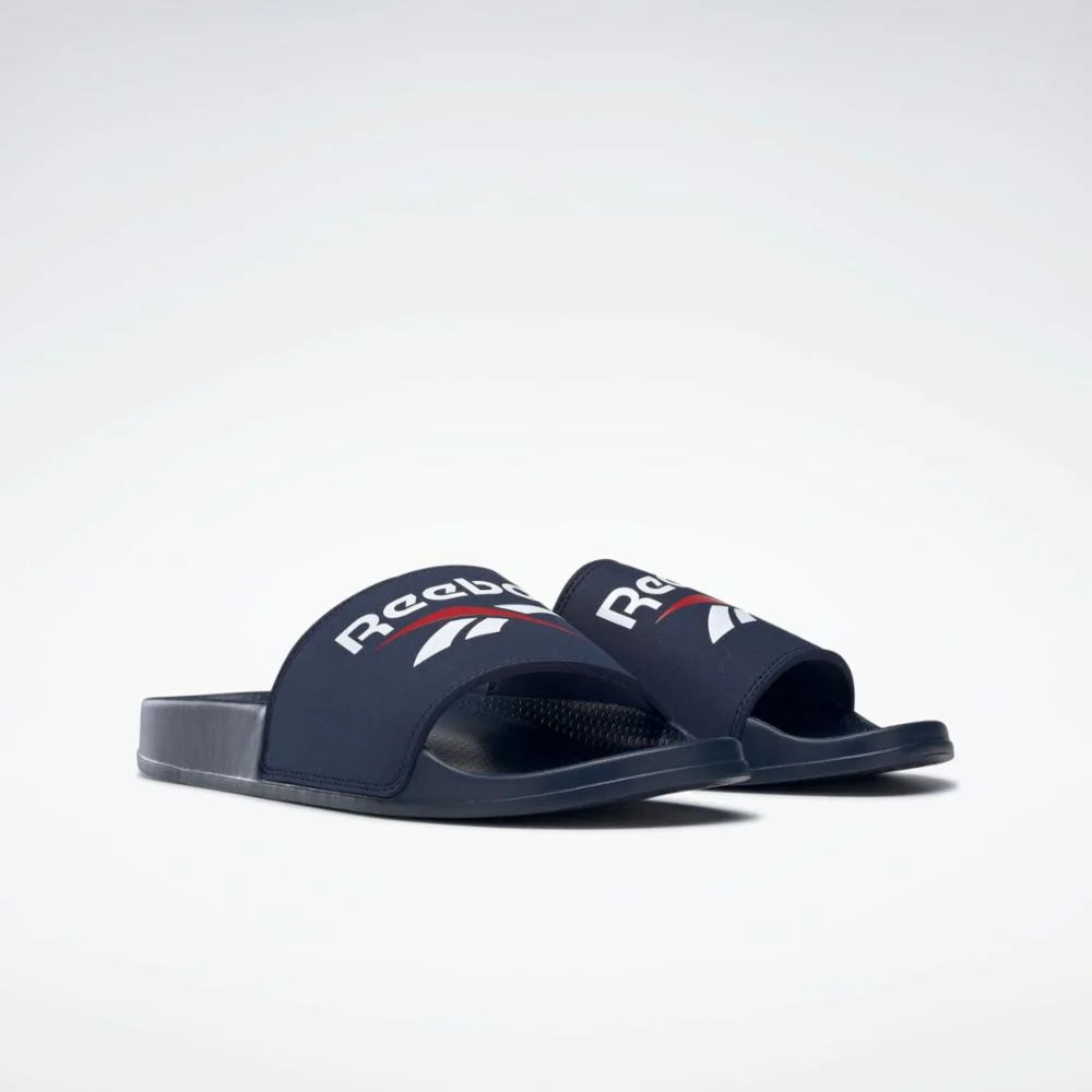 Reebok Footwear Men Reebok Fulgere Slides VECNAV/WHITE/VECRED - Image 3