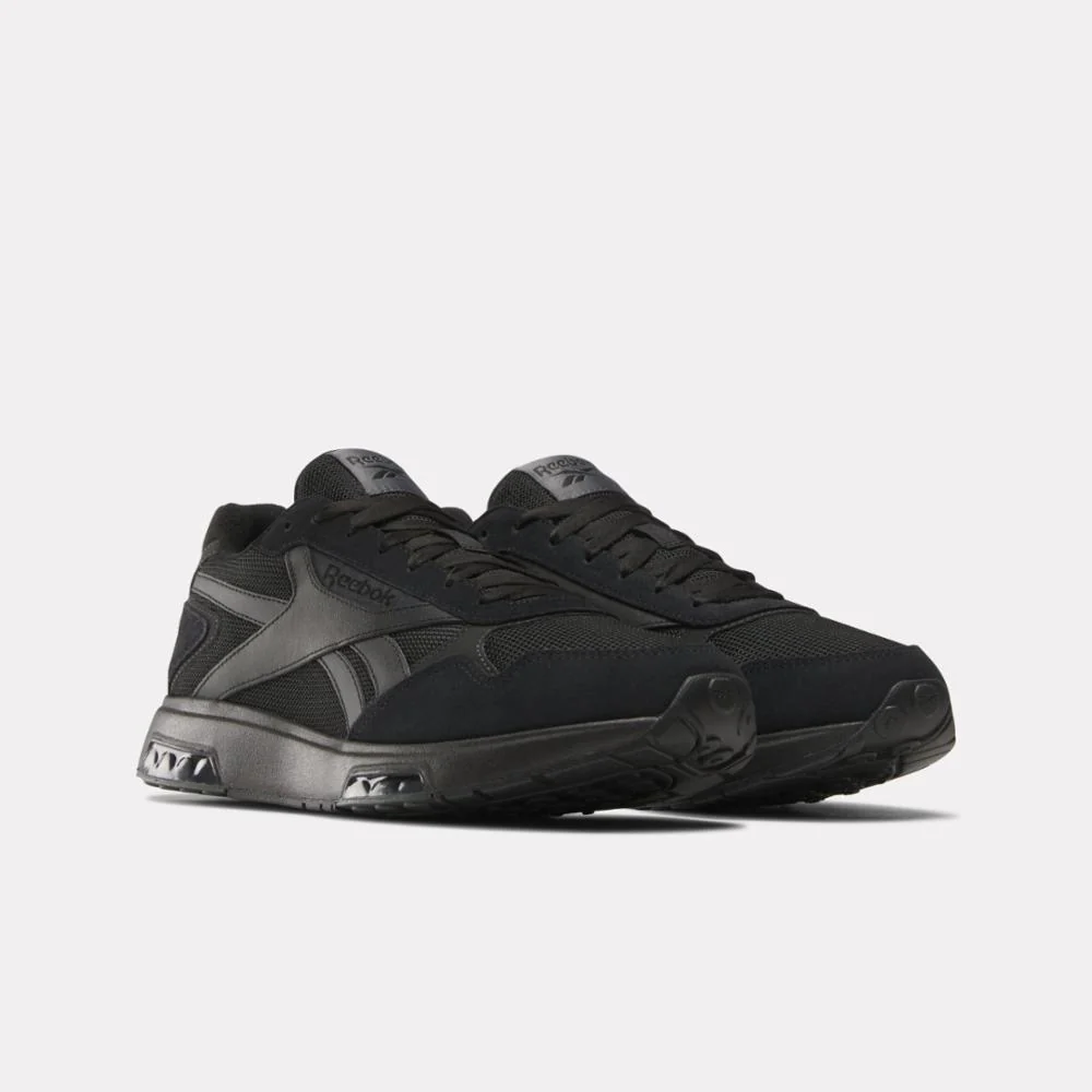 Reebok Footwear Men Reebok Glide DMX Shoes BLACK/BLACK/GREY 6 - Image 2