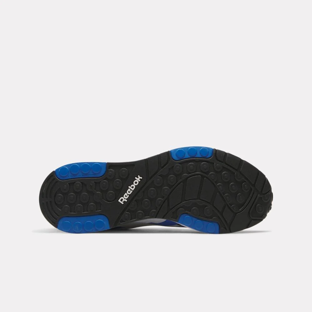 Reebok Footwear Men Reebok Glide DMX Shoes WHITE/KINETIC BLUE/GREY 1 - Image 4