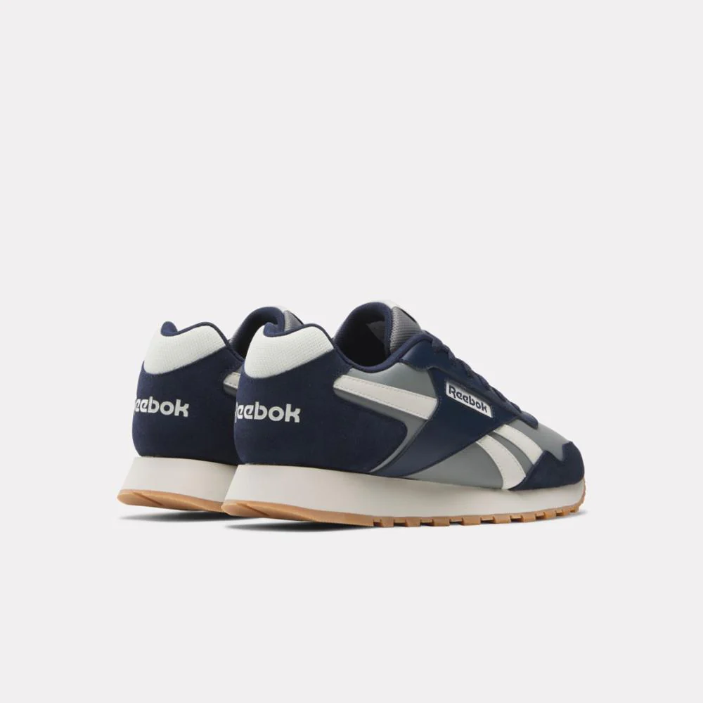Reebok Footwear Men Reebok Glide Shoes GREY 3/CHALK/VECTOR NAVY - Image 3