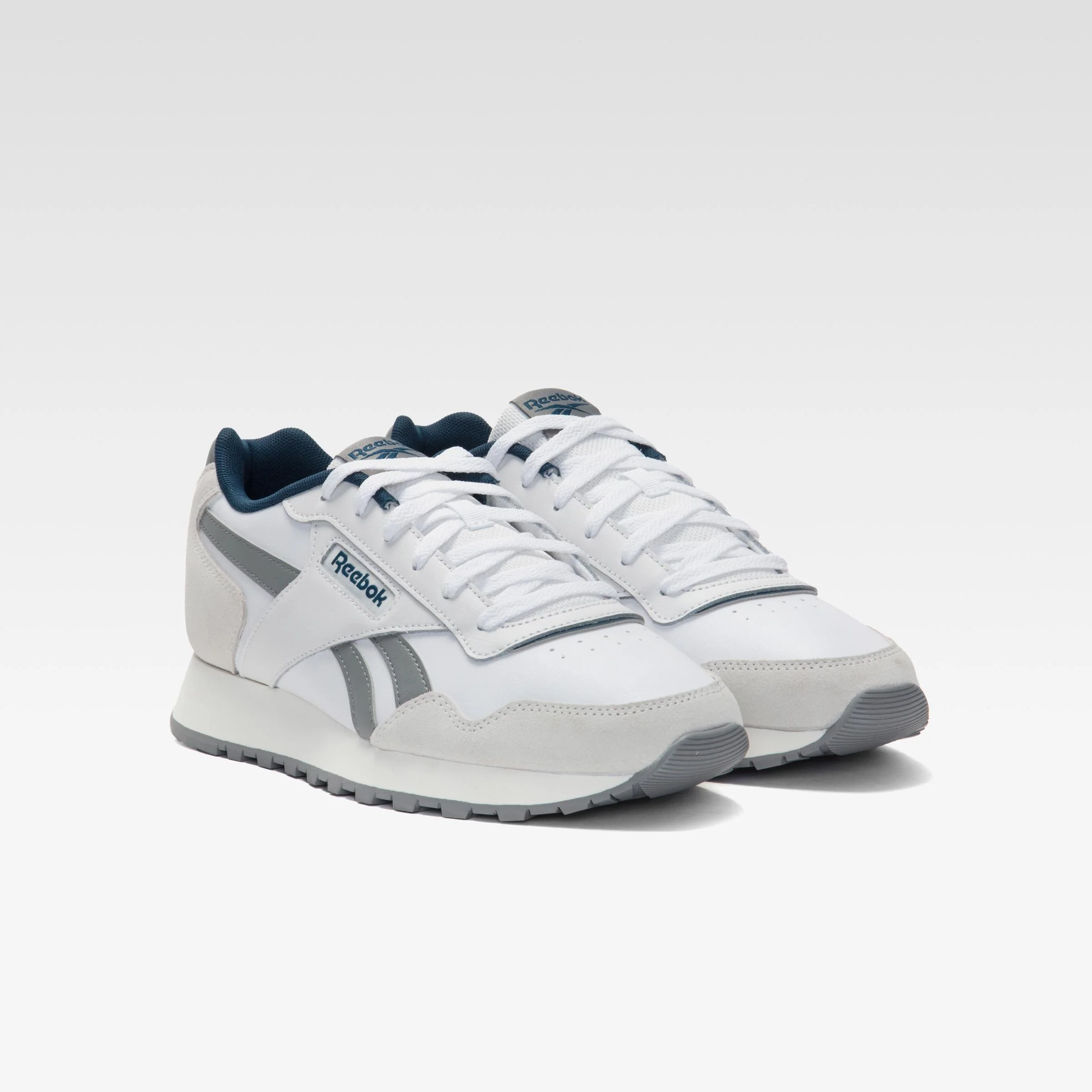 Reebok Footwear Men Reebok Glide Shoes WHITE/GREY 3/ESCAPE BLUE - Image 3