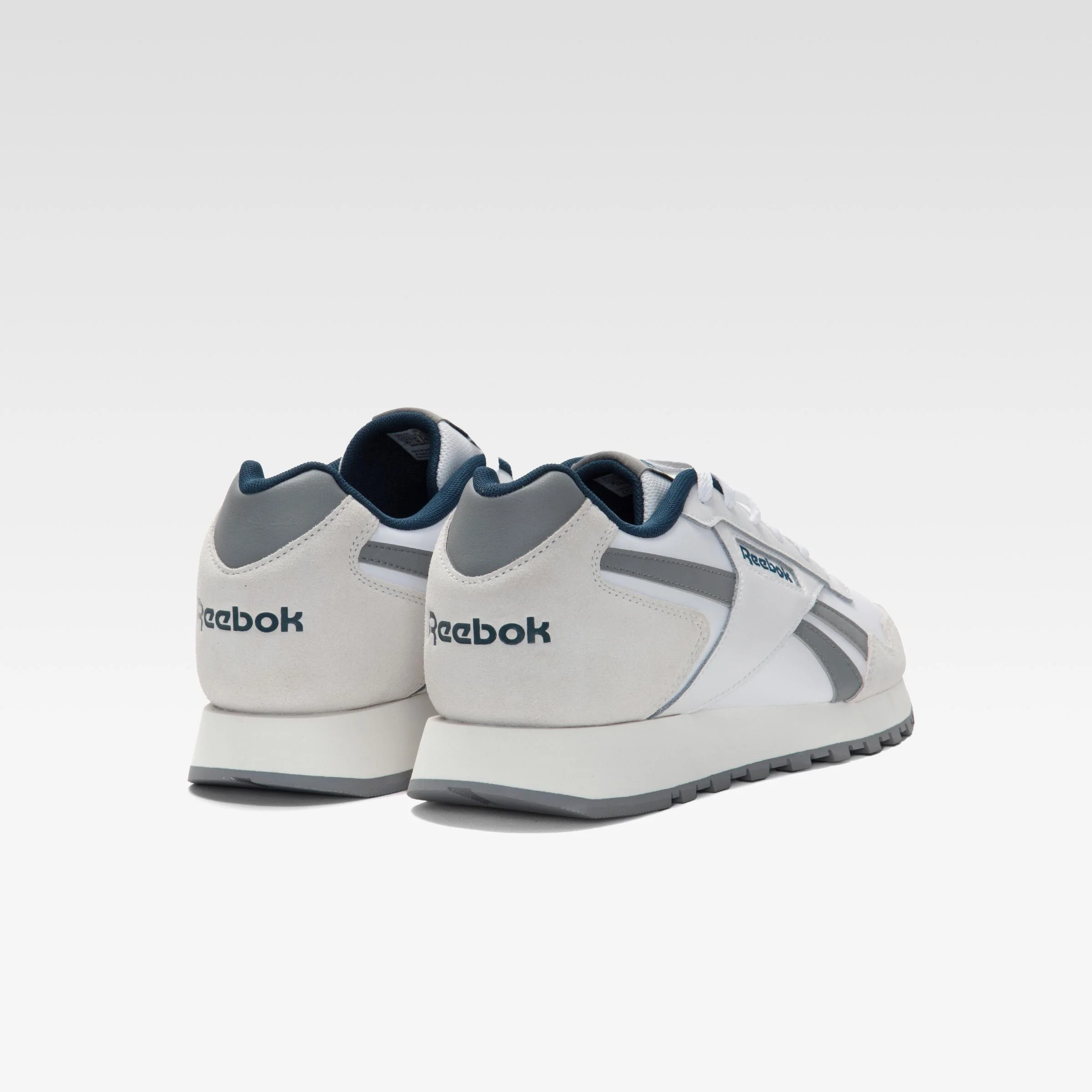 Reebok Footwear Men Reebok Glide Shoes WHITE/GREY 3/ESCAPE BLUE - Image 4