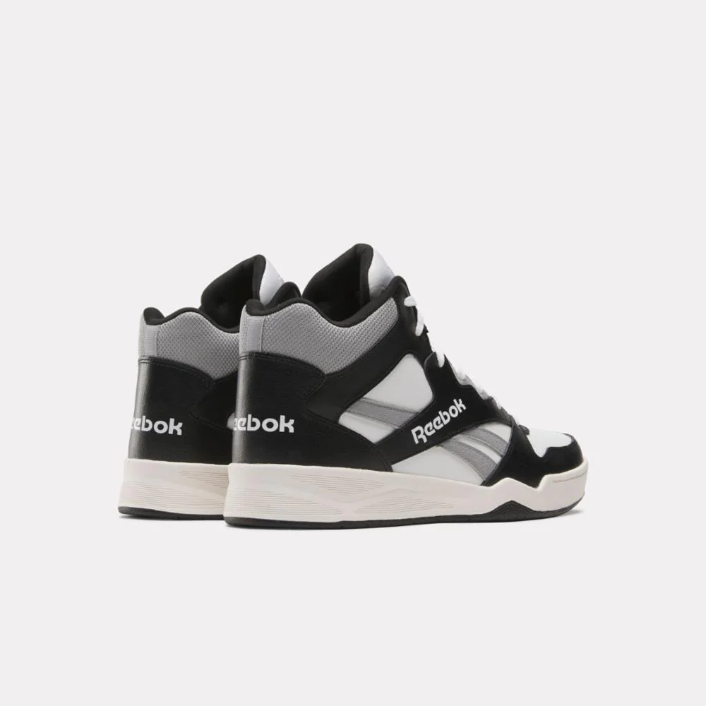 Reebok Footwear Men Reebok Royal BB4500 HI2 Basketball Shoes WHITE/BLACK/BARELYGREY - Image 3