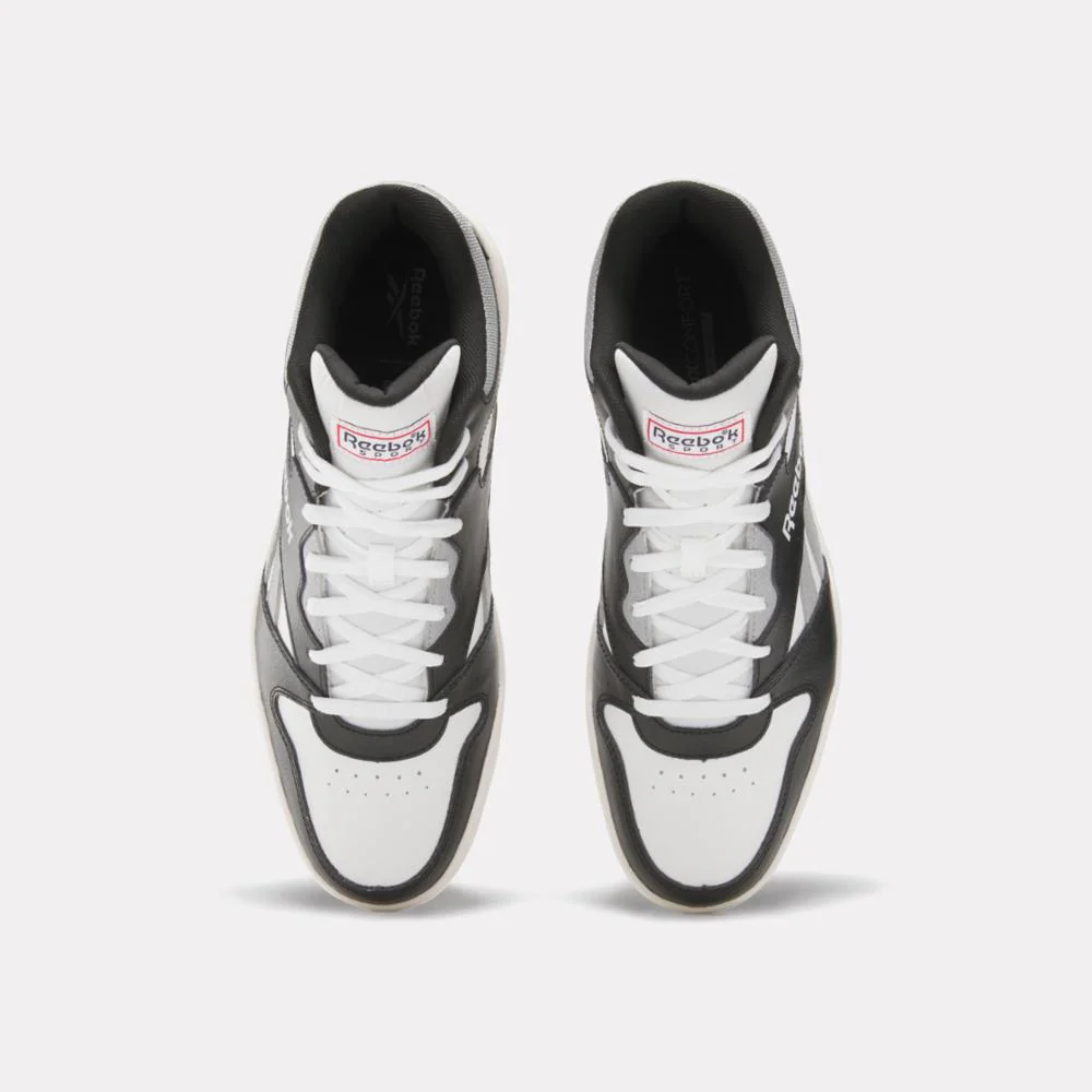 Reebok Footwear Men Reebok Royal BB4500 HI2 Basketball Shoes WHITE/BLACK/BARELYGREY - Image 5