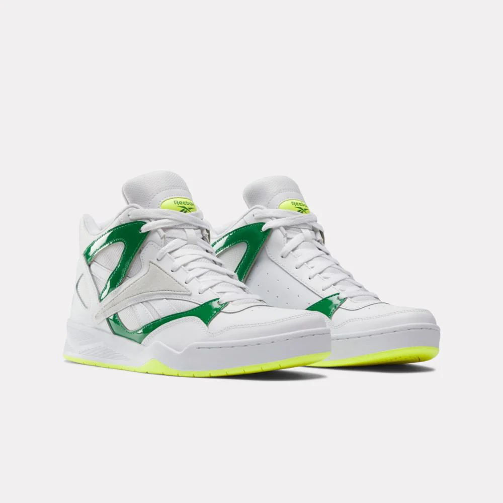 Reebok Footwear Men Reebok Royal BB4500 Hi 2 Basketball Shoes FTWWHT/GLEGRN/SOACYE - Image 2