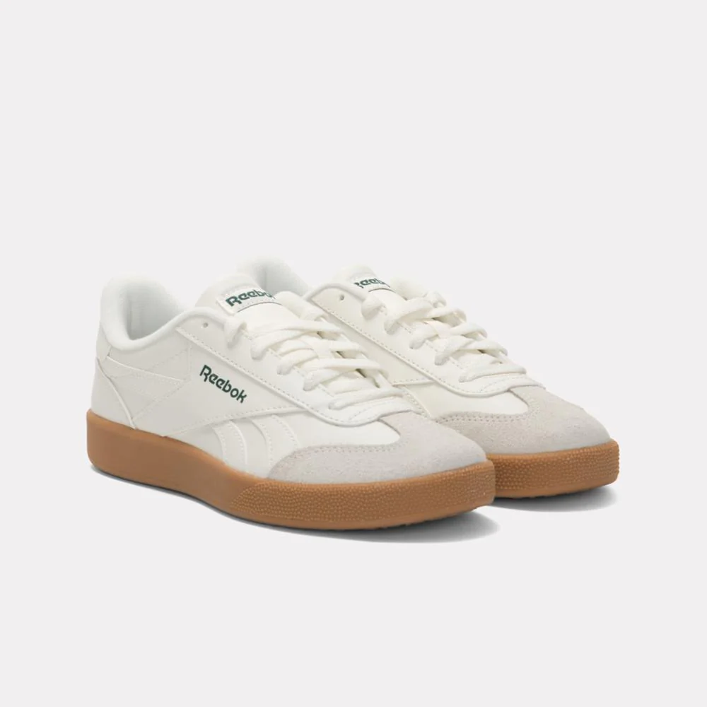 Reebok Footwear Men Smash Edge Shoes CHALK/CHALK/DARK GREEN - Image 3
