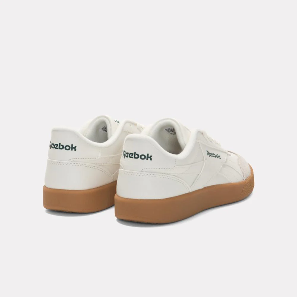 Reebok Footwear Men Smash Edge Shoes CHALK/CHALK/DARK GREEN - Image 4