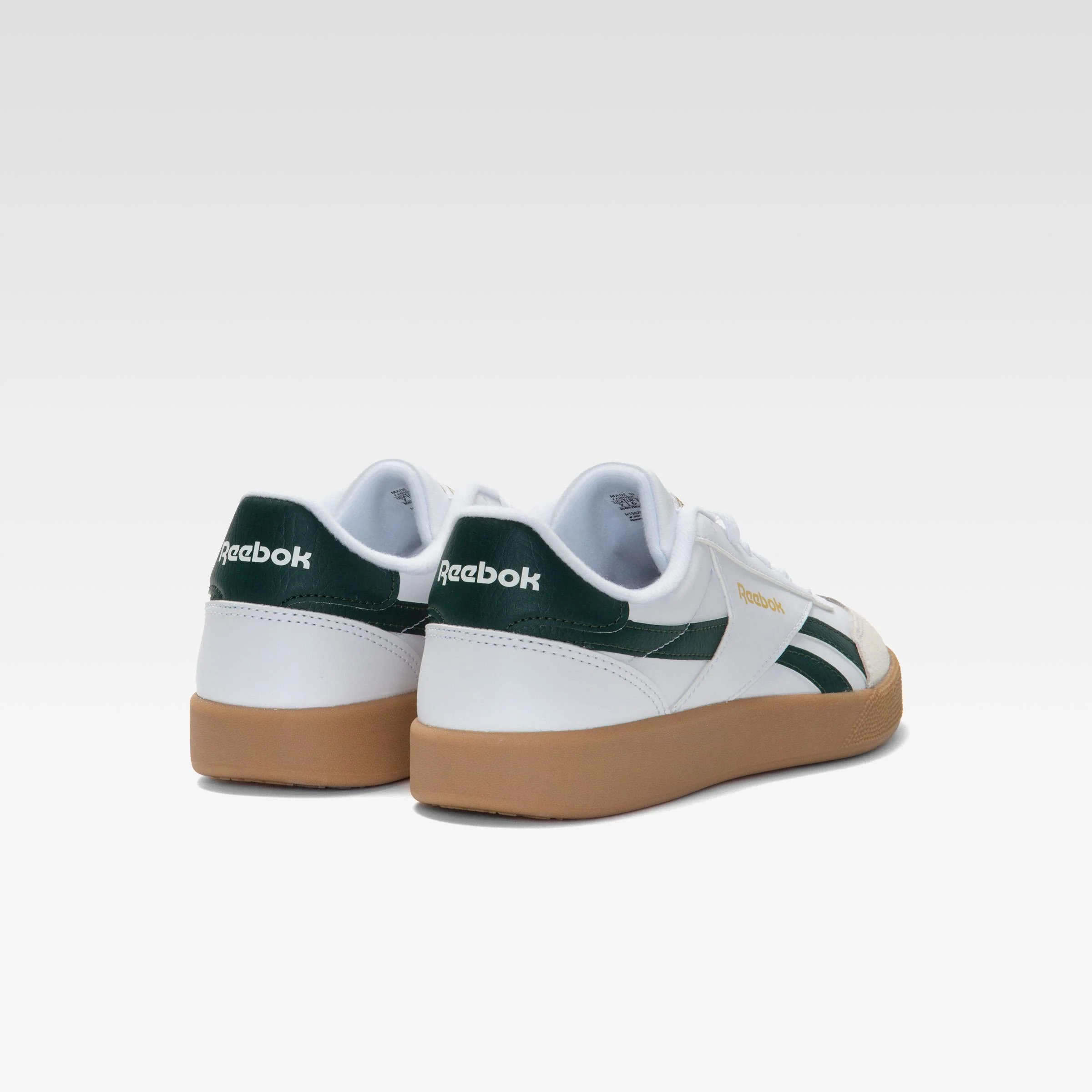 Reebok Footwear Men Reebok Smash Edge Shoes WHITE/COLLEGIATEGREEN/GUM1 - Image 4