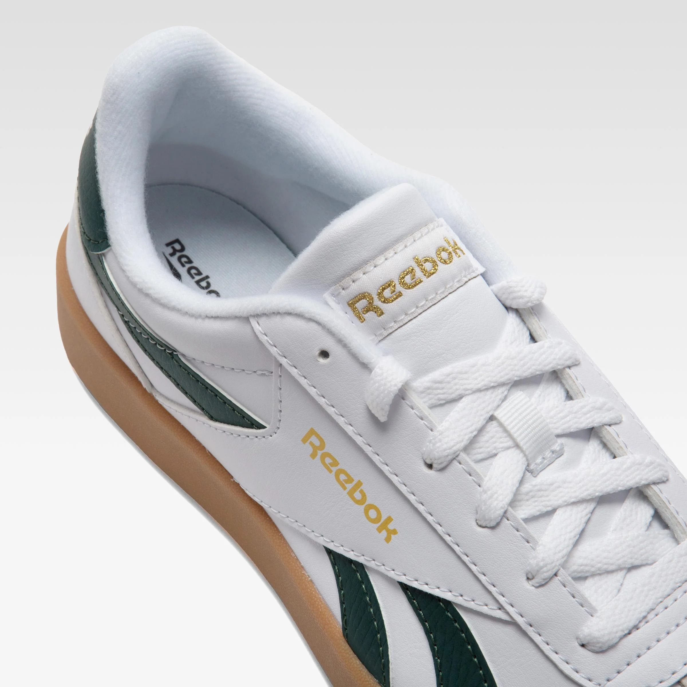 Reebok Footwear Men Reebok Smash Edge Shoes WHITE/COLLEGIATEGREEN/GUM1 - Image 7