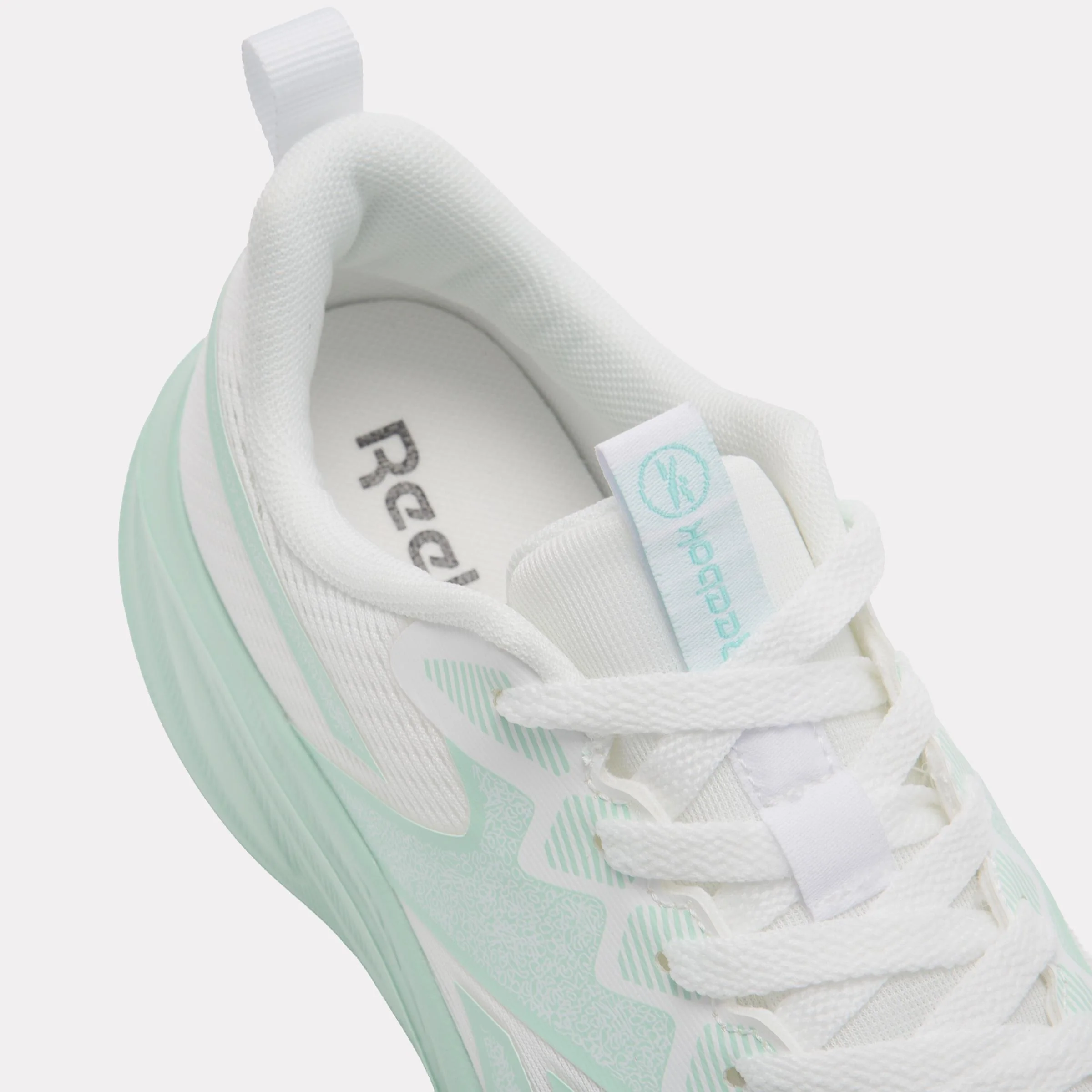 Reebok Footwear Men Reebok Tempo Core Shoes WHITE/GLITCH AQUA - Image 6