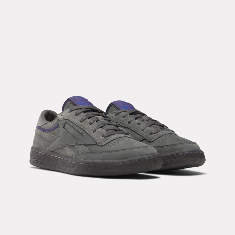 Reebok Footwear Men Reebok x Adsum Club C Revenge Shoes ESSGRY/PURGRY/CBLACK - Image 2