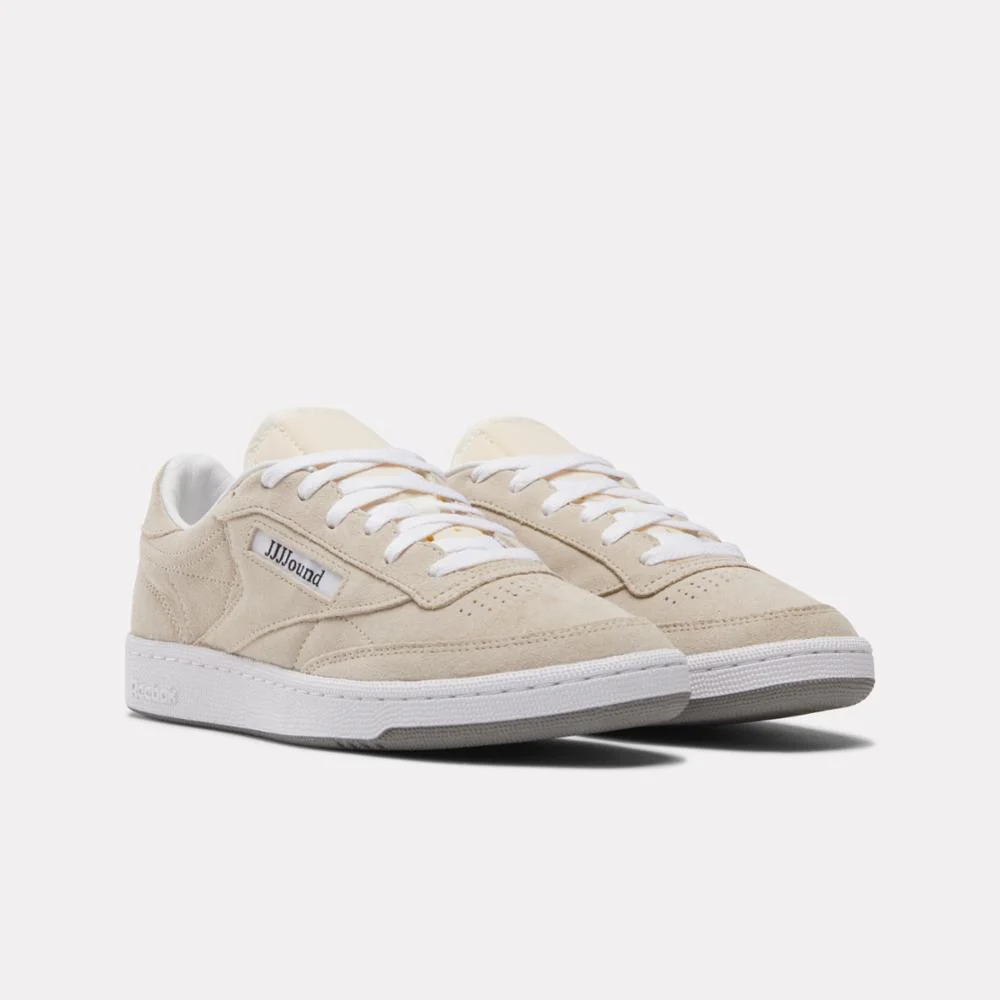 Reebok Footwear Men Reebok x JJJJound Club C 85 Shoes CORK/FTWWHT/SPAGRY - Image 2