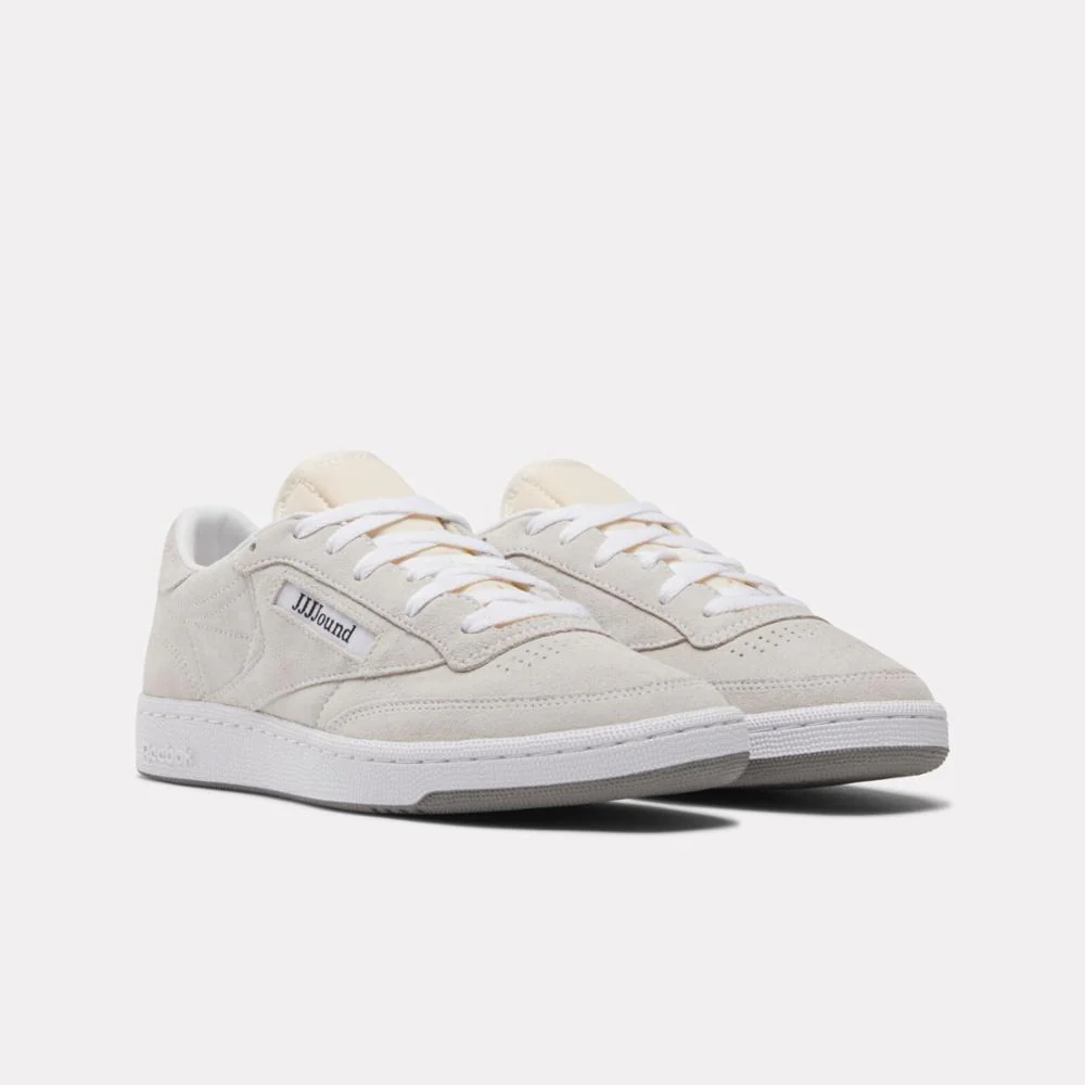 Reebok Footwear Men Reebok x JJJJound Club C 85 Shoes WHITE - Image 2