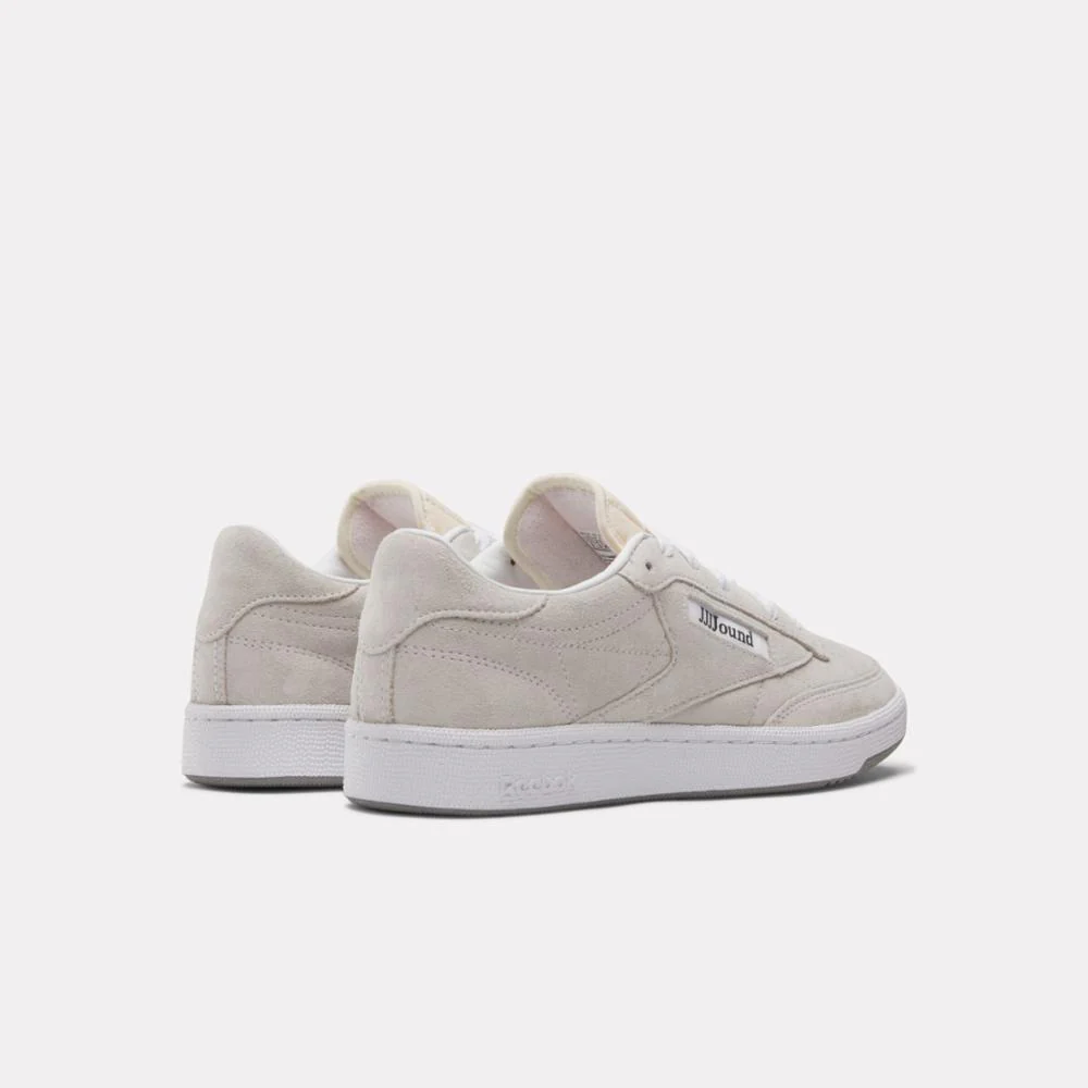 Reebok Footwear Men Reebok x JJJJound Club C 85 Shoes WHITE - Image 3
