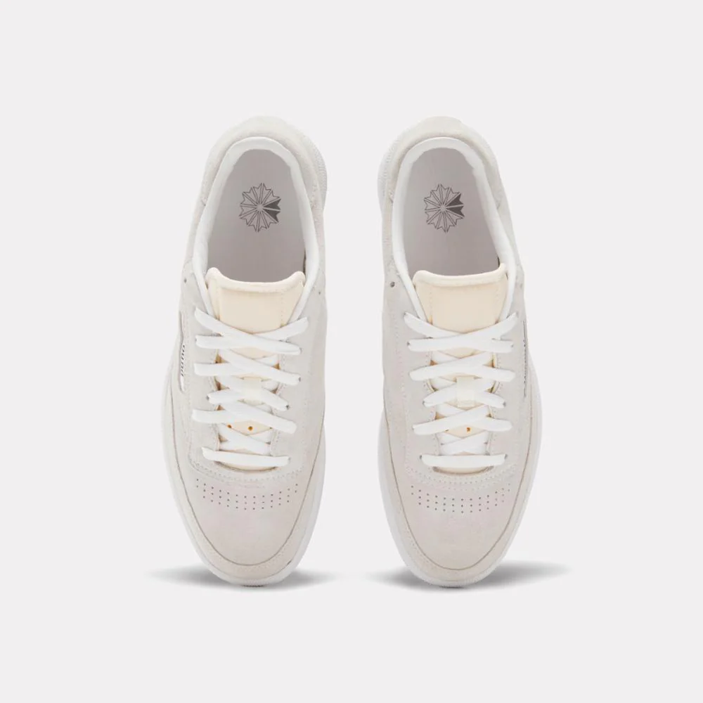 Reebok Footwear Men Reebok x JJJJound Club C 85 Shoes WHITE - Image 7