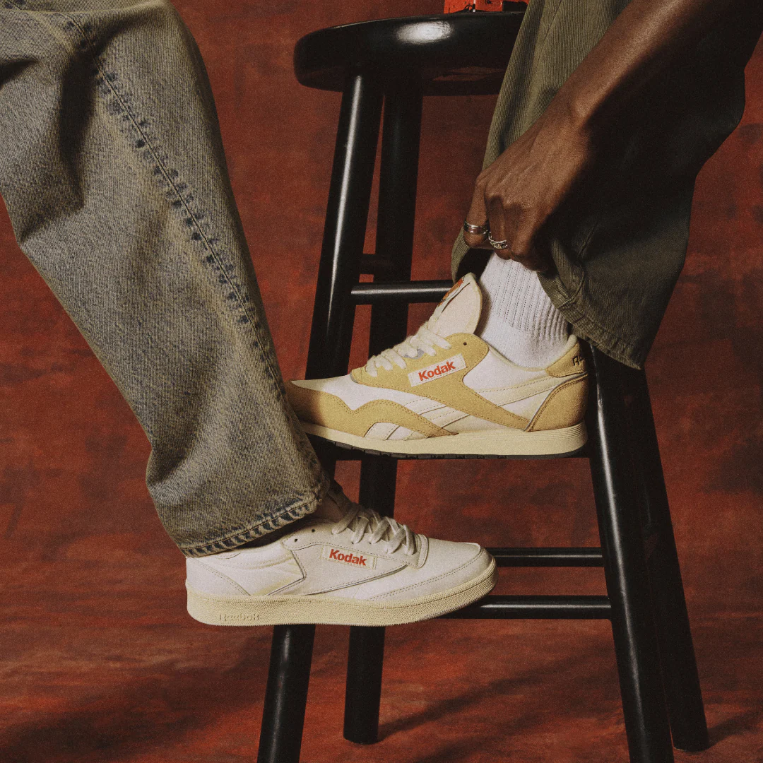 Reebok Footwear Men Reebok x Kodak Classic Nylon Shoes YELLOW/CREAM/RED - Image 3