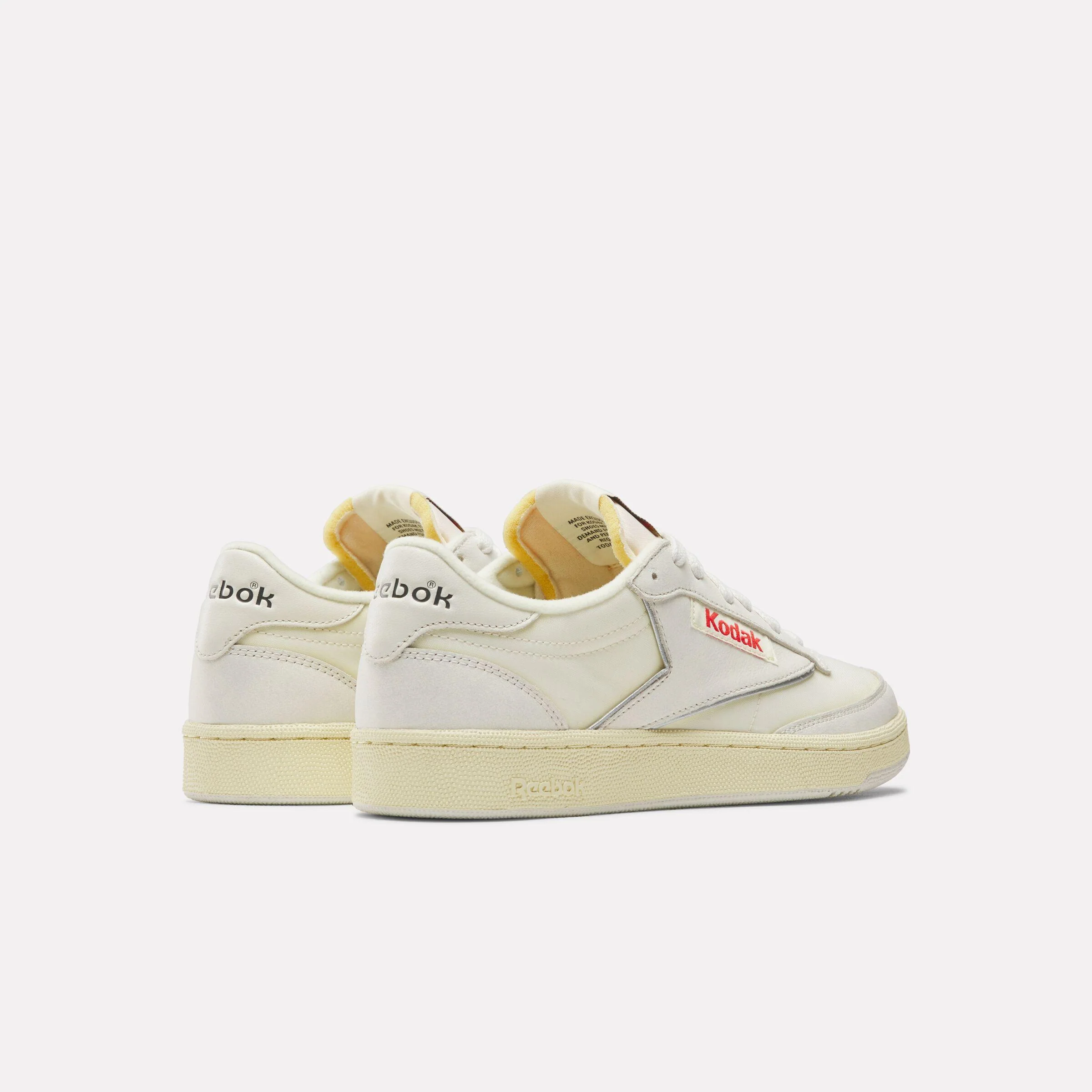 Reebok Footwear Men Reebok x Kodak Club C 85 Shoes CHALK/CREAM/RED - Image 5