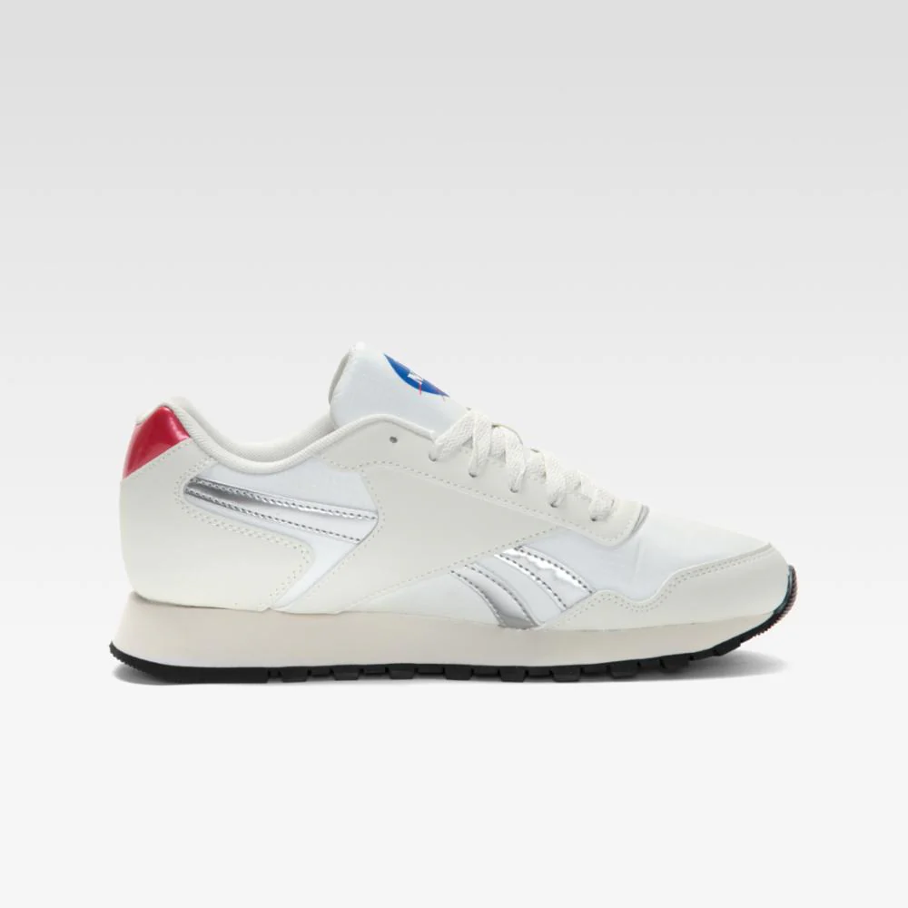 Reebok Footwear Men Reebok x NASA Glide Shoes WHITE/SILVER/RED - Image 2