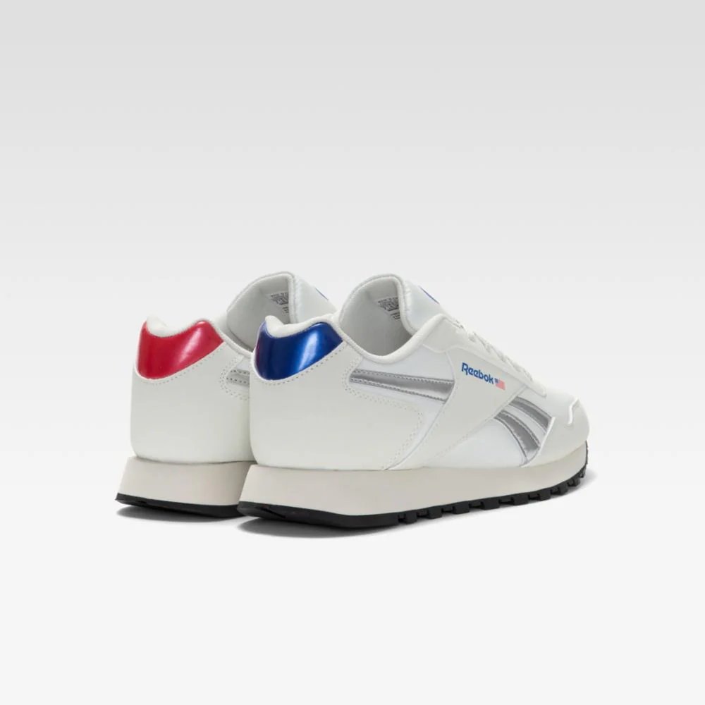 Reebok Footwear Men Reebok x NASA Glide Shoes WHITE/SILVER/RED - Image 4