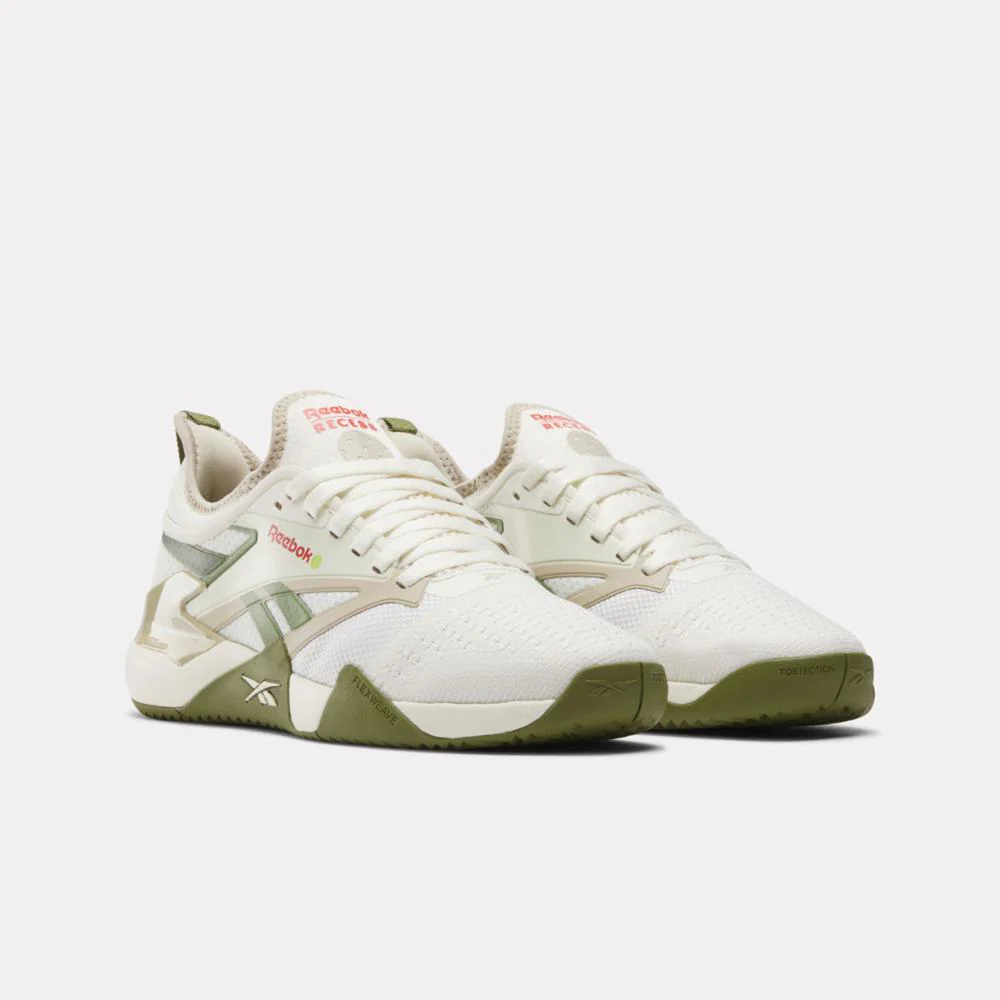 Reebok Footwear Men Reebok x Recess Nano Court Shoes CHALK/BEIGE/GREEN - Image 2