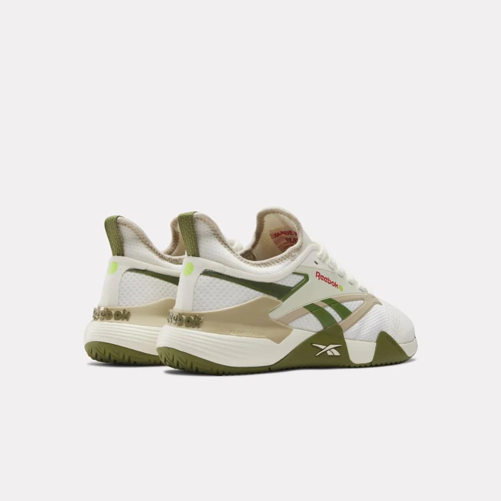 Reebok Footwear Men Reebok x Recess Nano Court Shoes CHALK/BEIGE/GREEN - Image 4