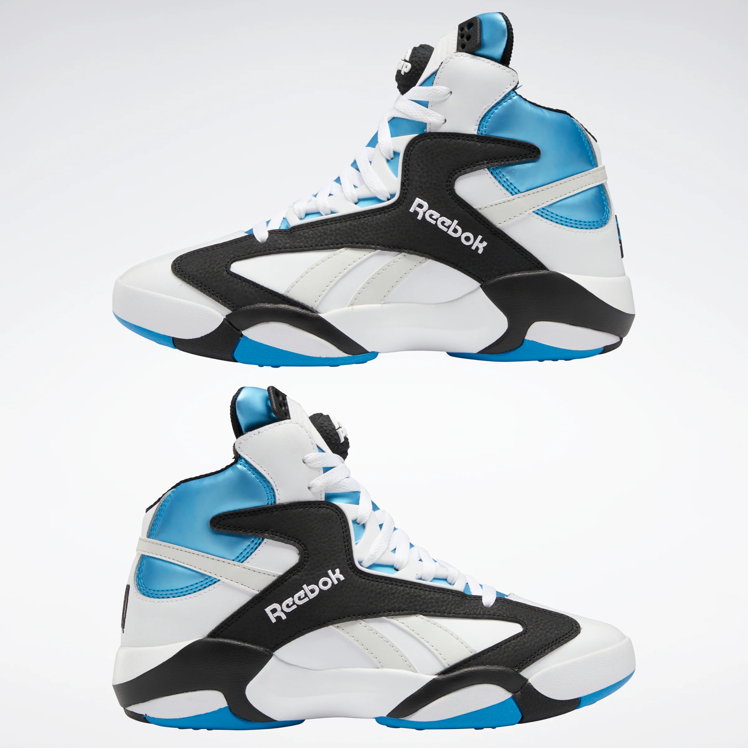 Reebok Footwear Men Shaq Attaq Shoes Ftwwht/Cblack/Azure - Image 10