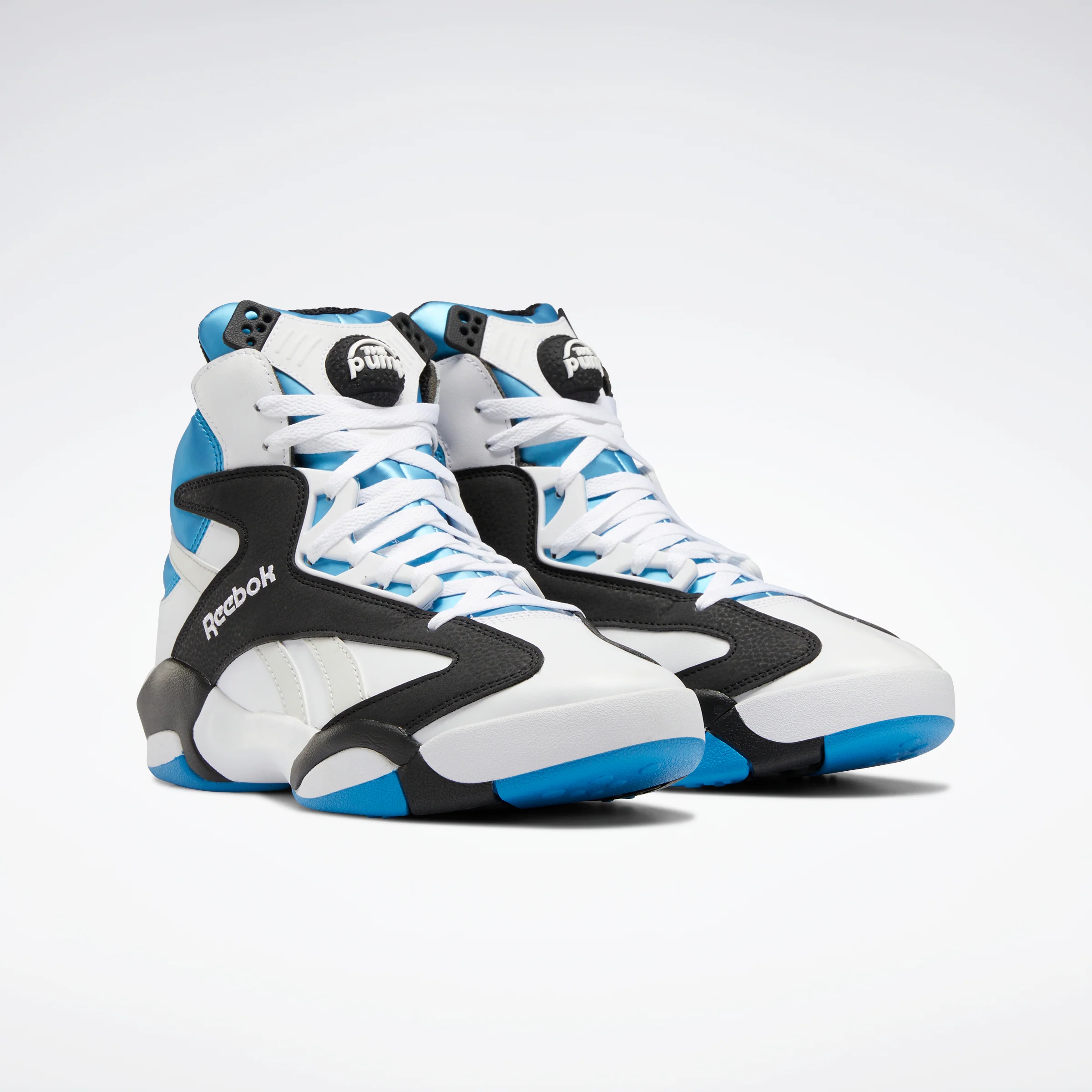 Reebok Footwear Men Shaq Attaq Shoes Ftwwht/Cblack/Azure - Image 3
